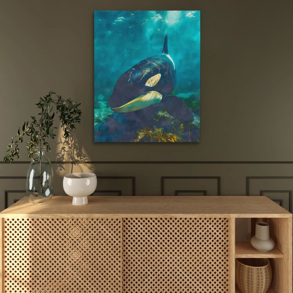 Coastal Charm - Large Modern Canvas Print