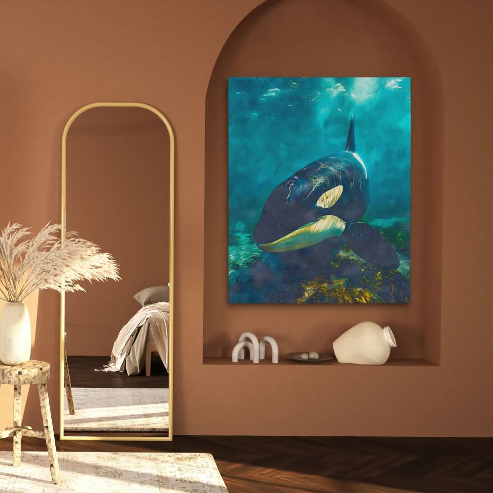 Coastal Charm - Animals Art for Bathroom