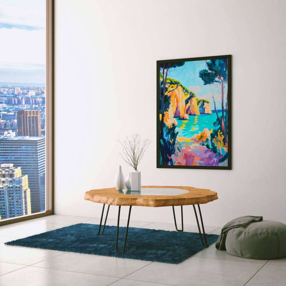 Coastal Color Burst - Colorful Canvas Wall Art