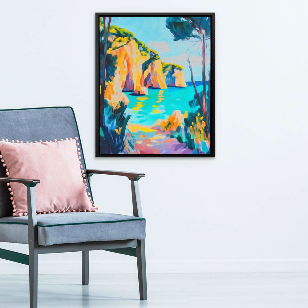 Coastal Color Burst - Large Canvas Print