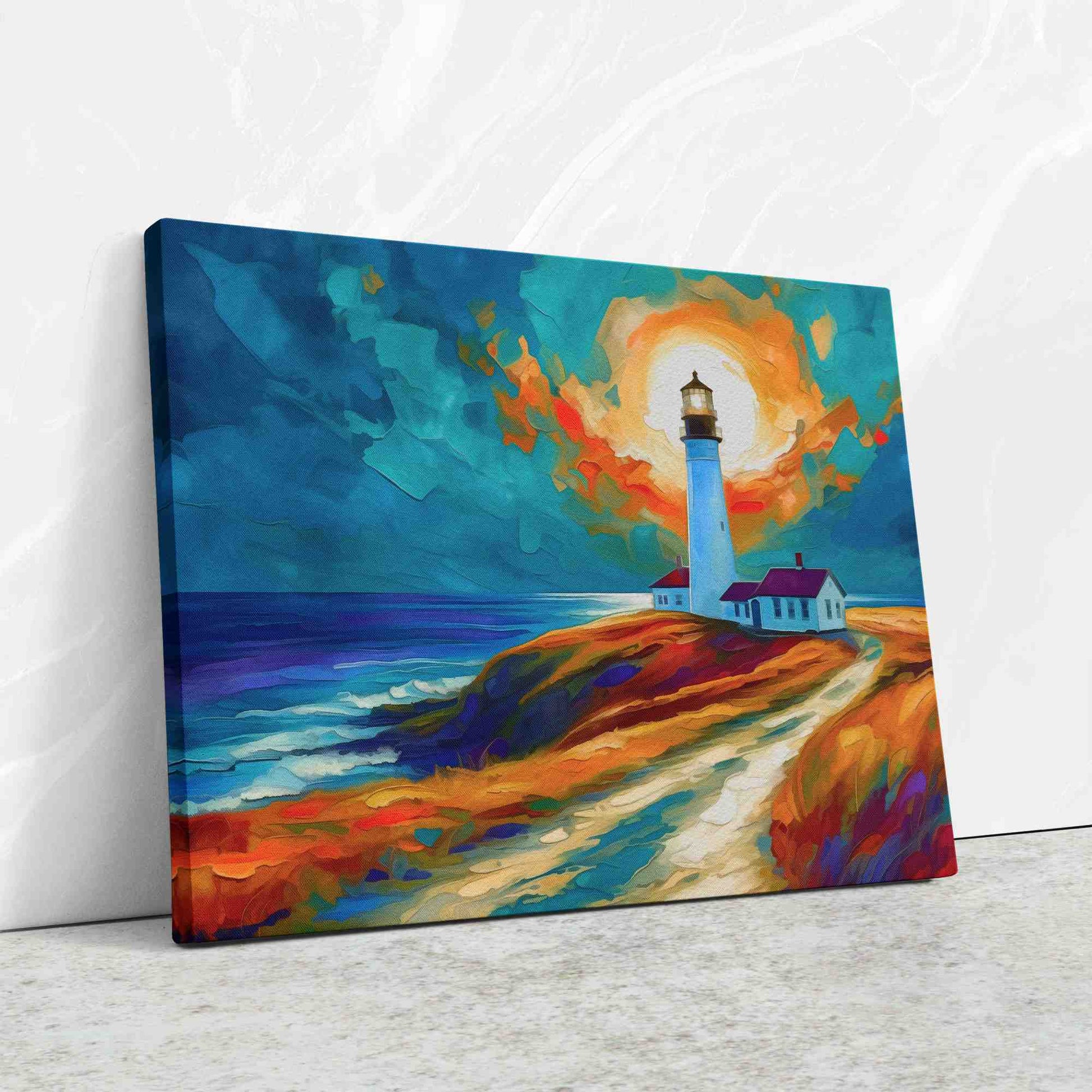 Coastal Guide - Blue Wall Art