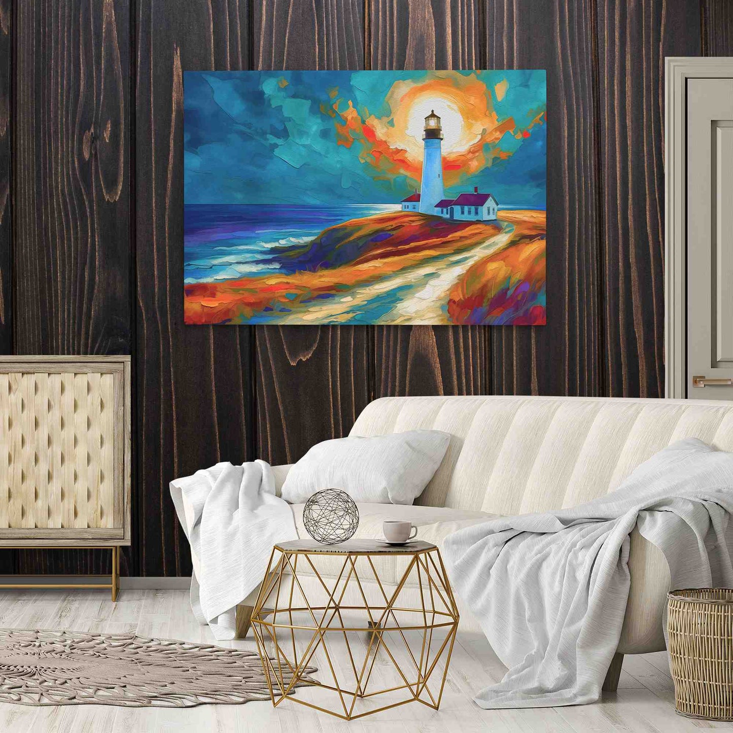 Coastal Guide - Coastal Wall Art in Black Frame
