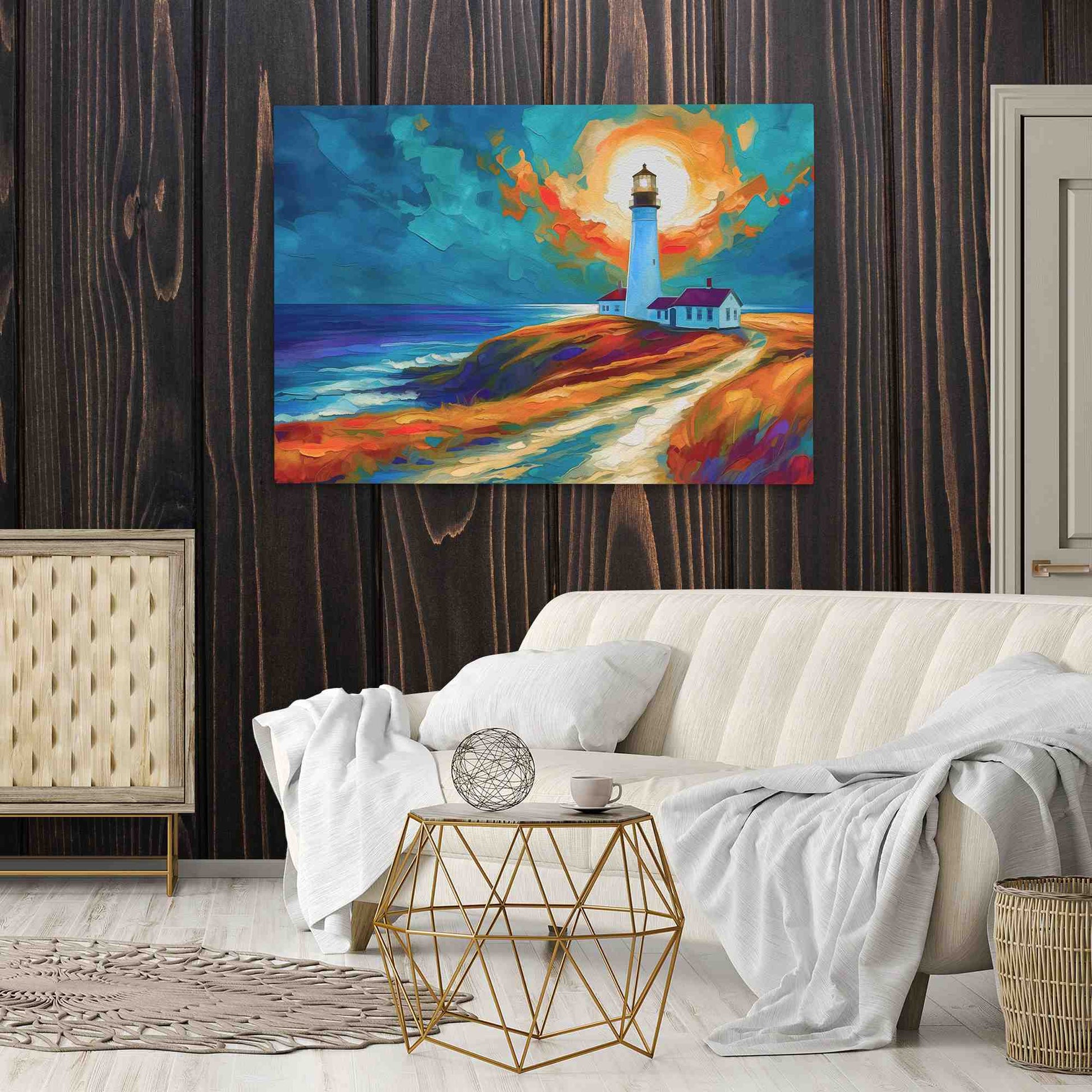 Coastal Guide - Coastal Wall Art in Black Frame