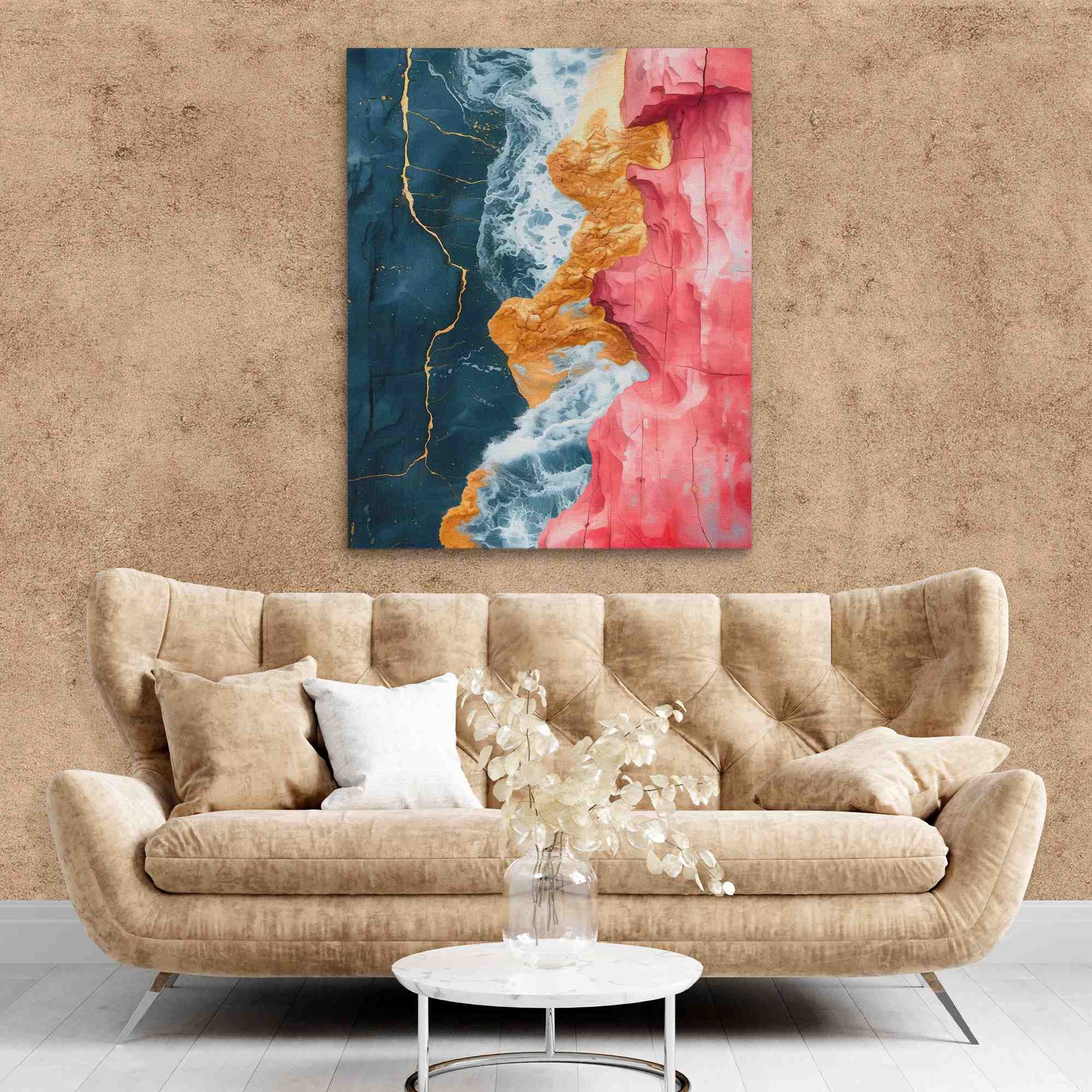Coastal Layers - Framed Art Print