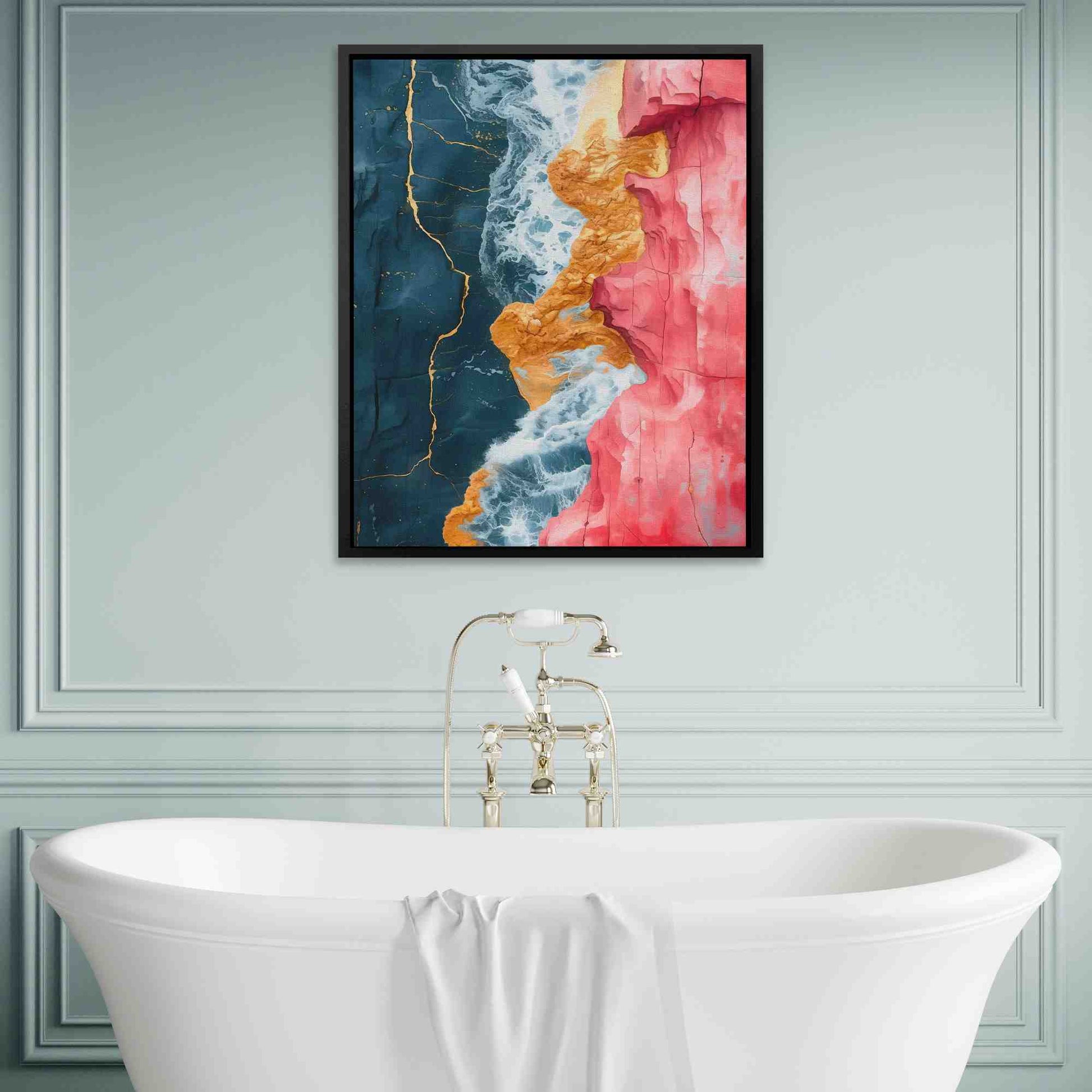 Coastal Layers - Canvas Wall Art