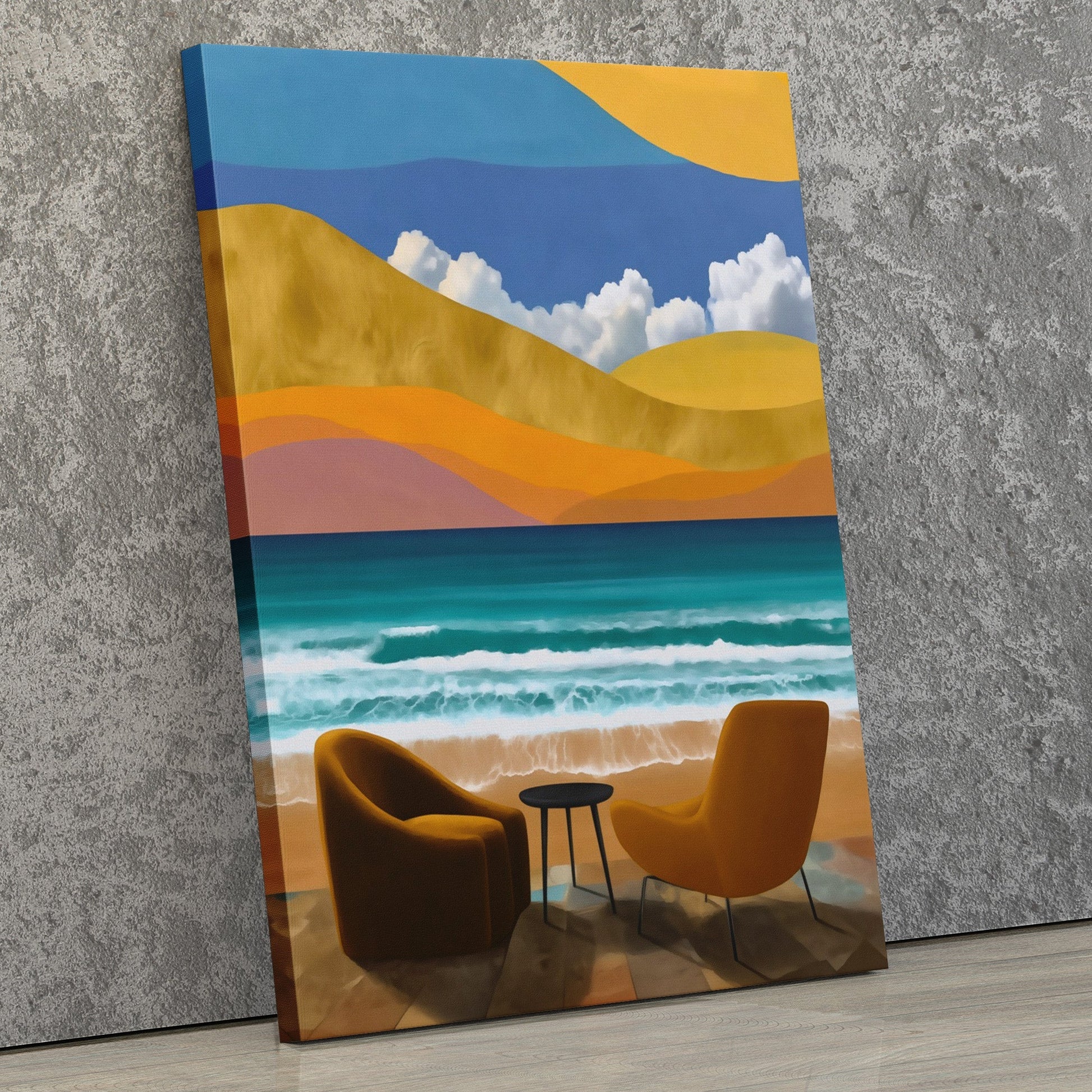 Coastal Living Room - Luxury Wall Art