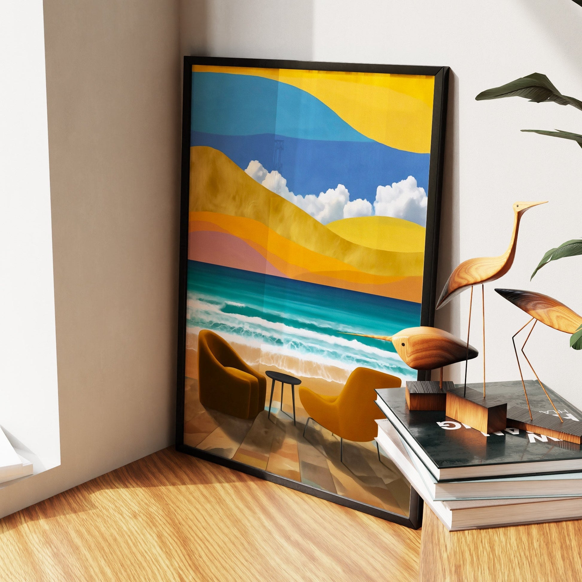 Coastal Living Room - Luxury Wall Art