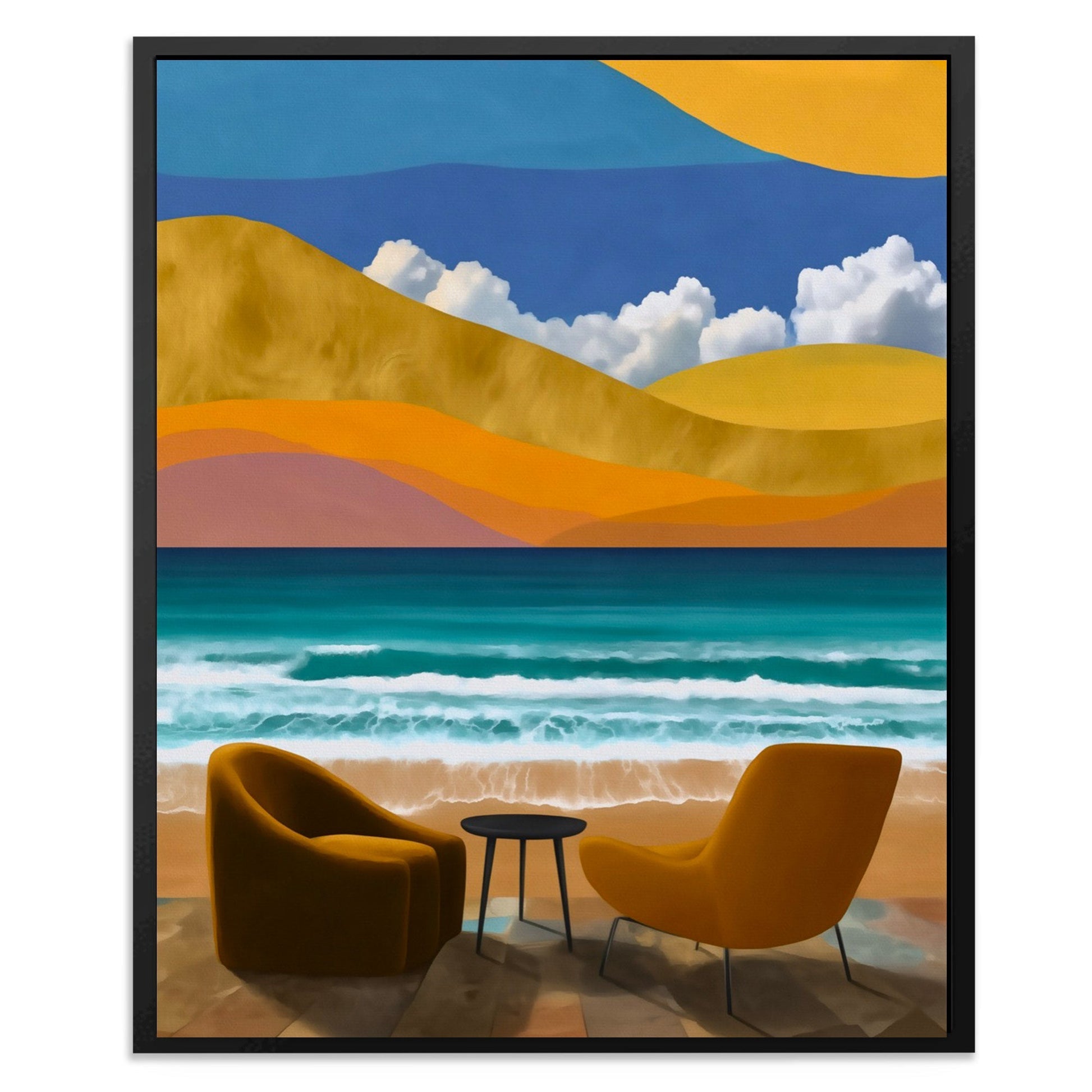 Coastal Living Room - Luxury Wall Art