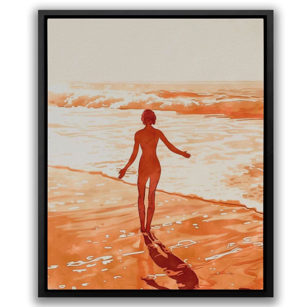 Coastal Memories - Large Abstract Canvas Print