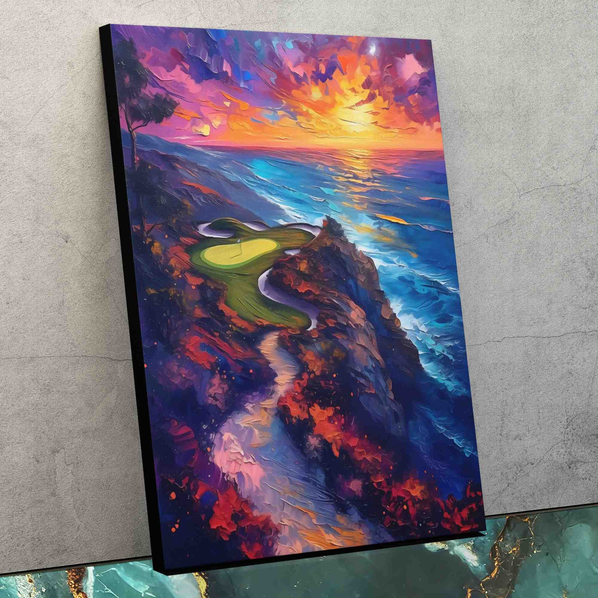 Coastal Par 3 - Large Canvas Print