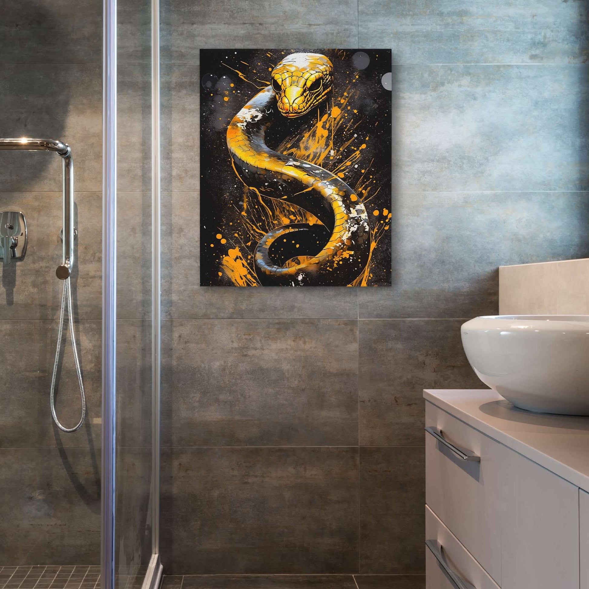 Cobra Shadows - Large Canvas Print
