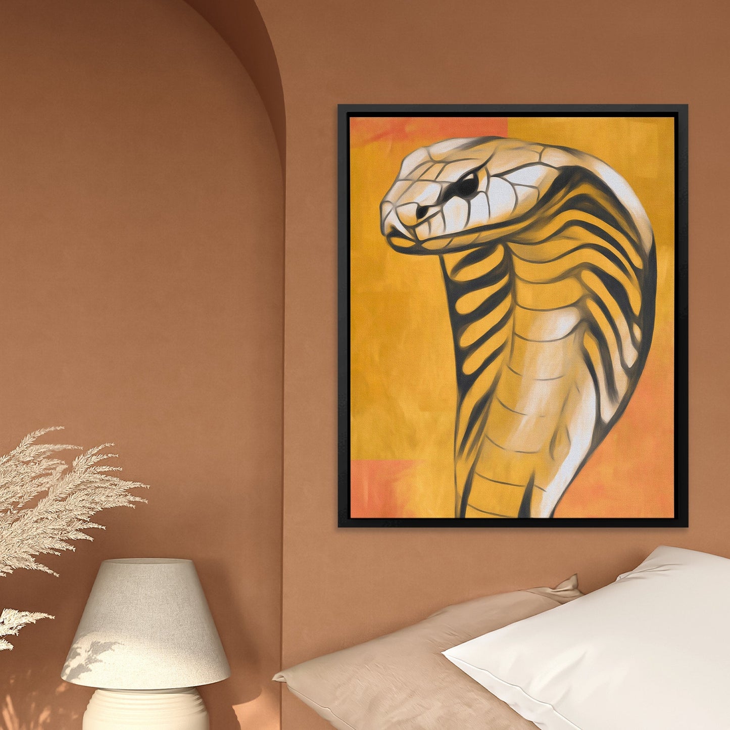 Cobra's Molten Strike - Luxury Wall Art