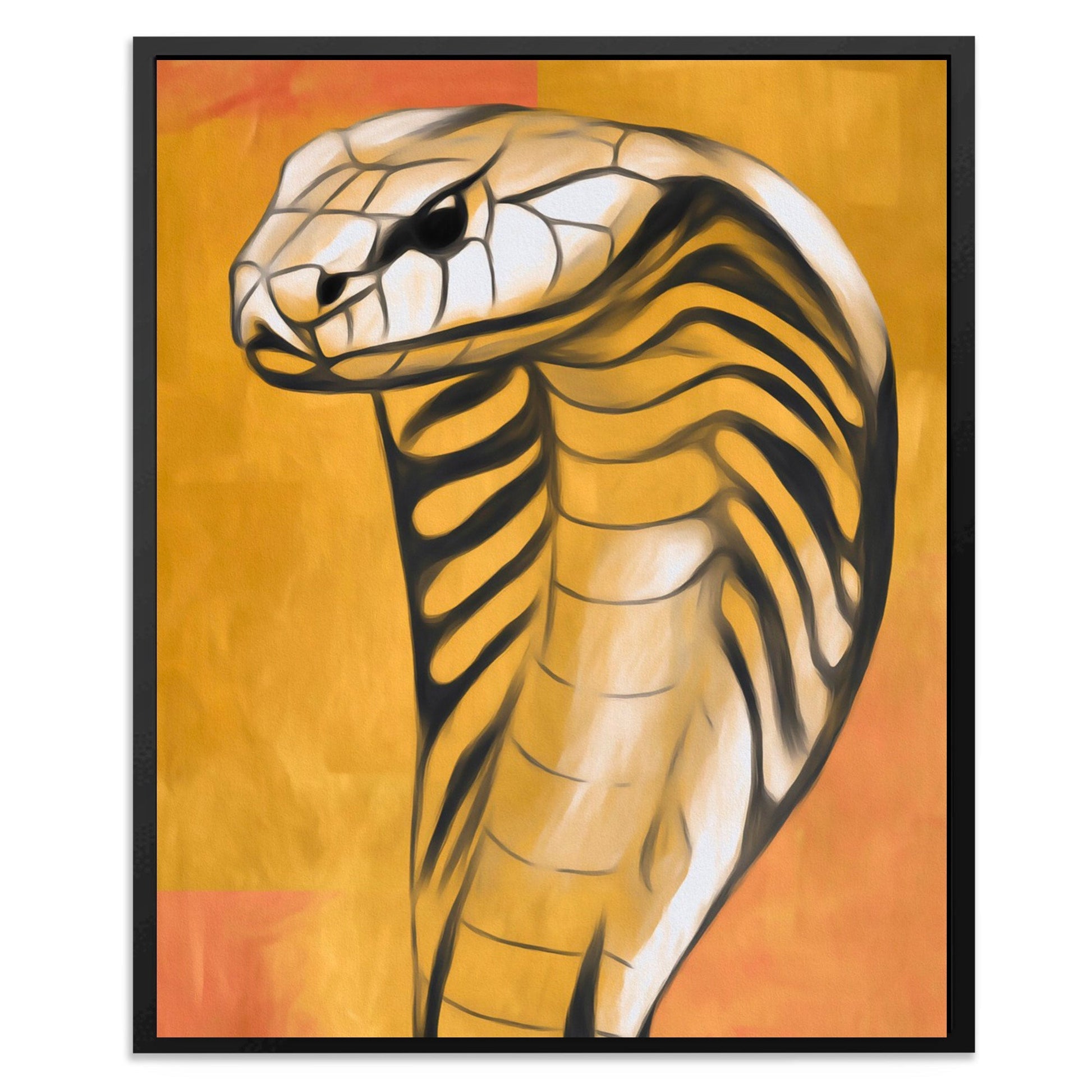 Cobra's Molten Strike - Luxury Wall Art