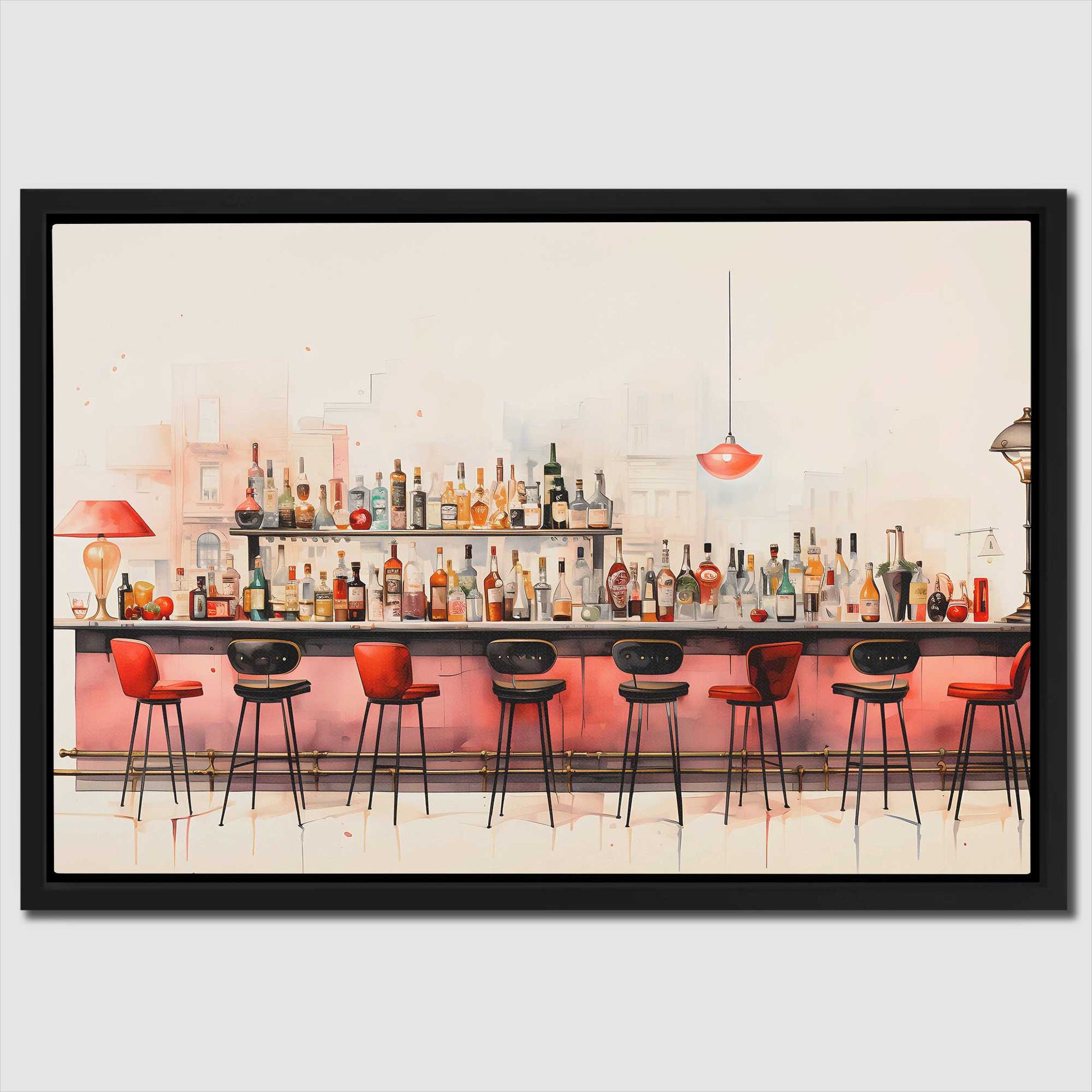 Cocktail Chronicles - Cocktail Wall Art in Black Frame