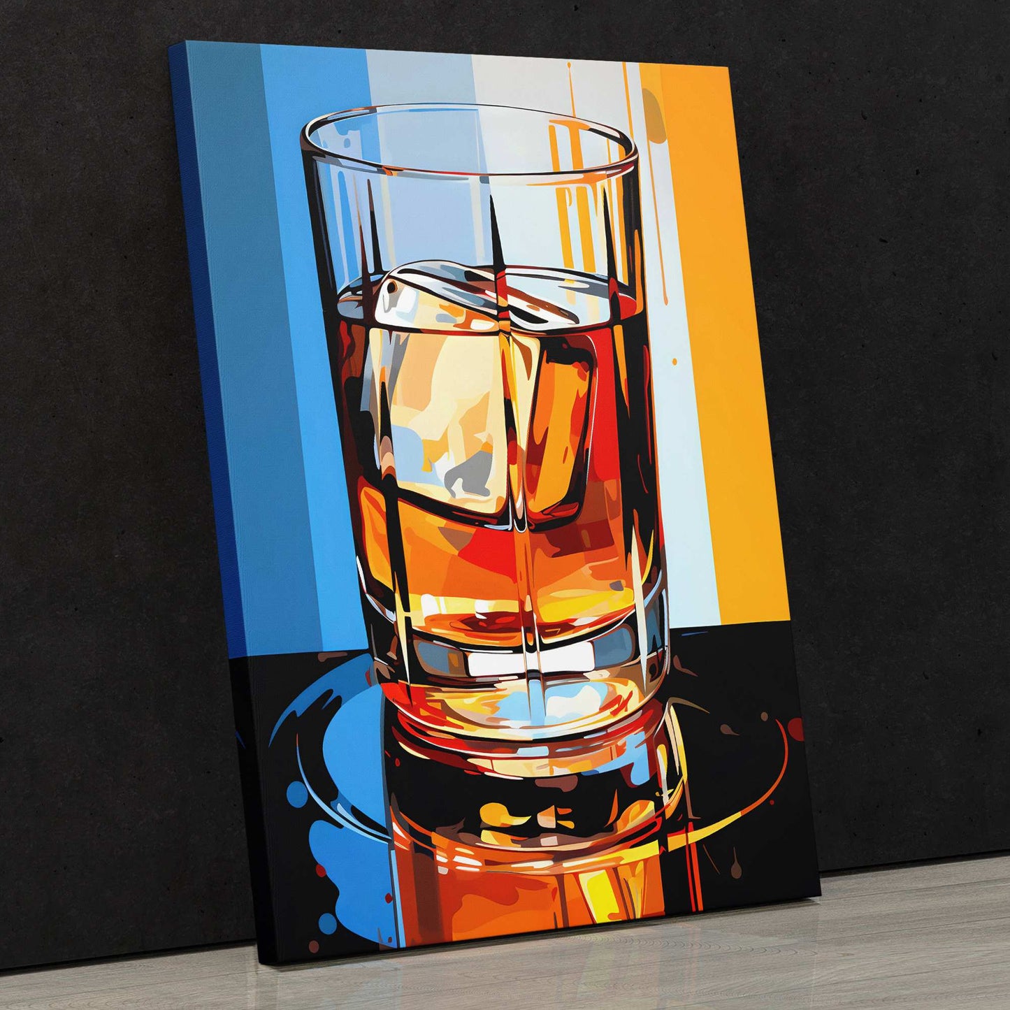 Cocktail Reverie - Cocktail Wall Art in Black Frame