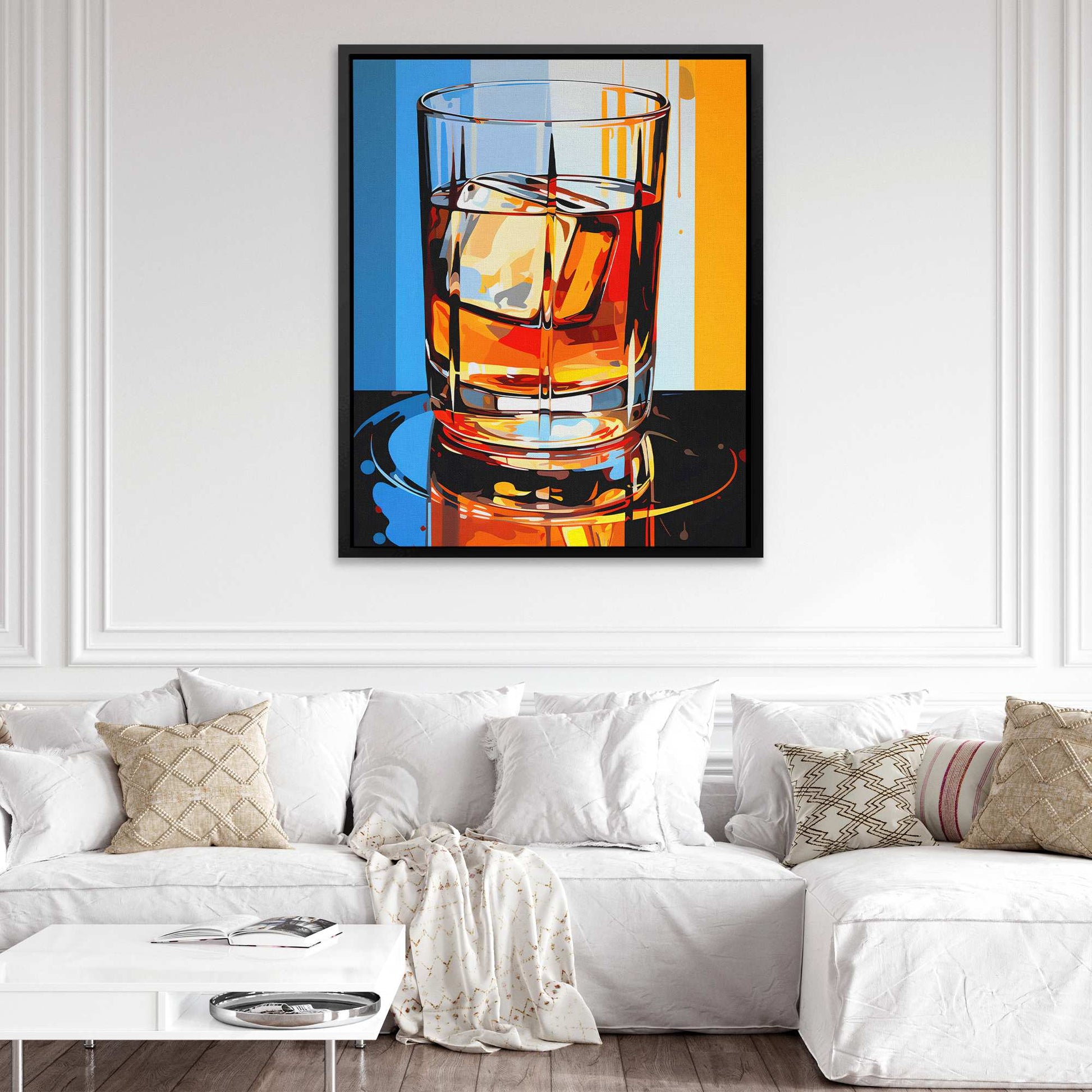 Cocktail Reverie - Blue Wall Art