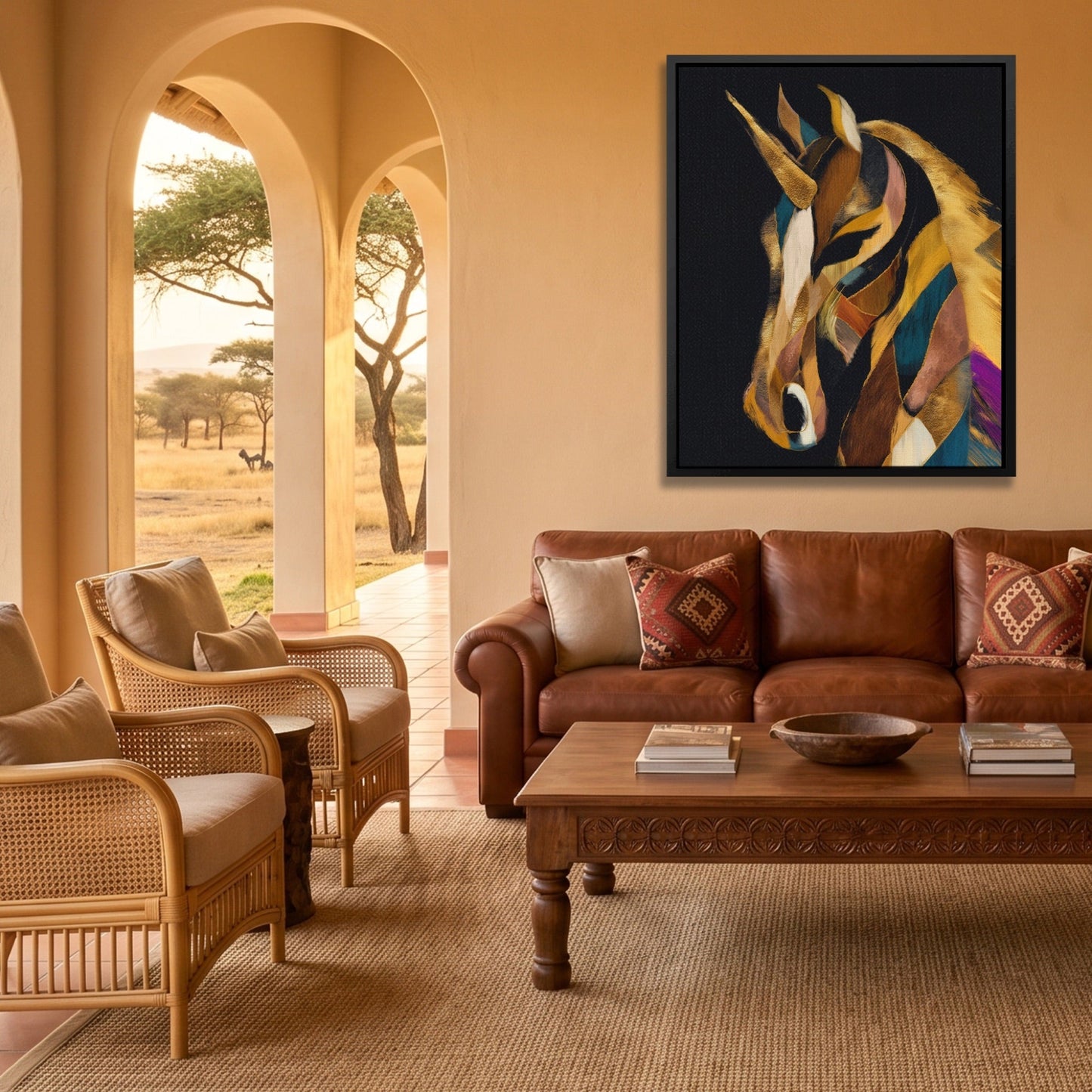 Color Horse Mosaic