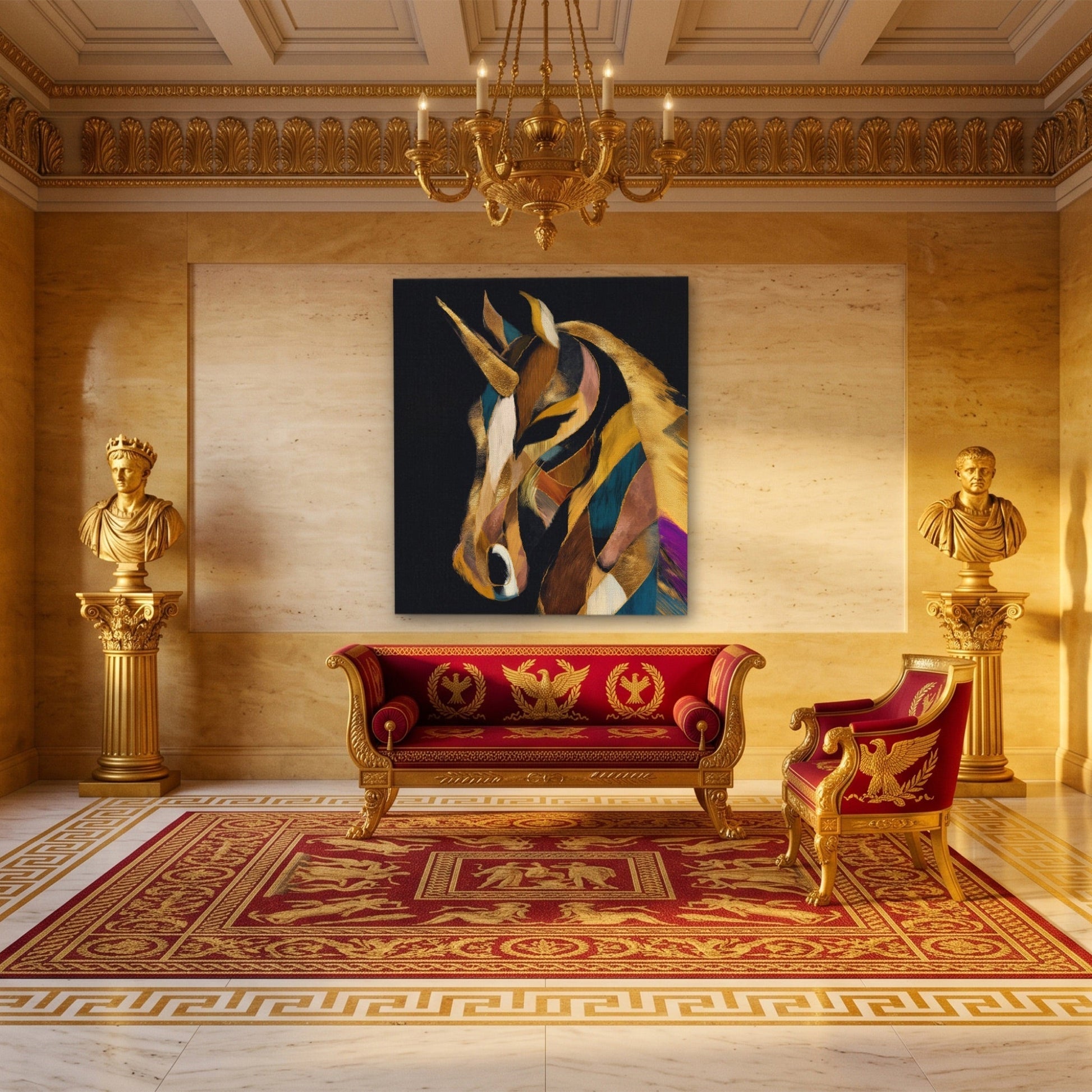 Color Horse Mosaic