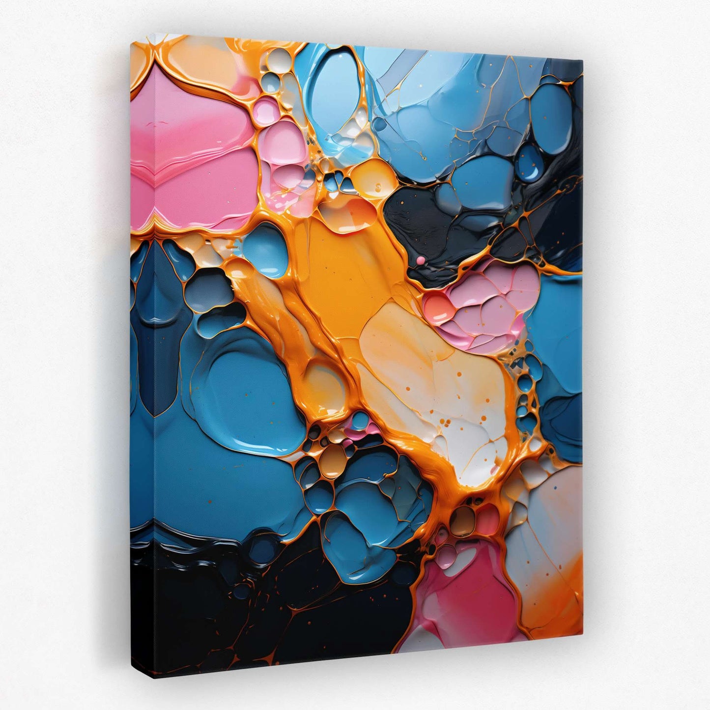 Colorful Chaos - Vertical Canvas Wall Art