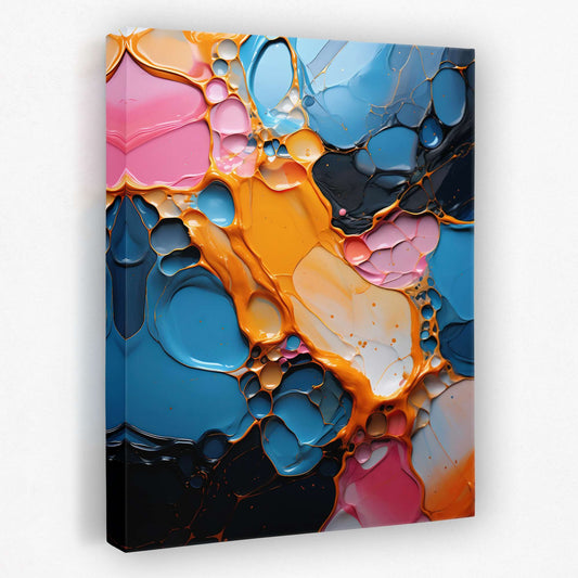 Colorful Chaos - Vertical Canvas Wall Art