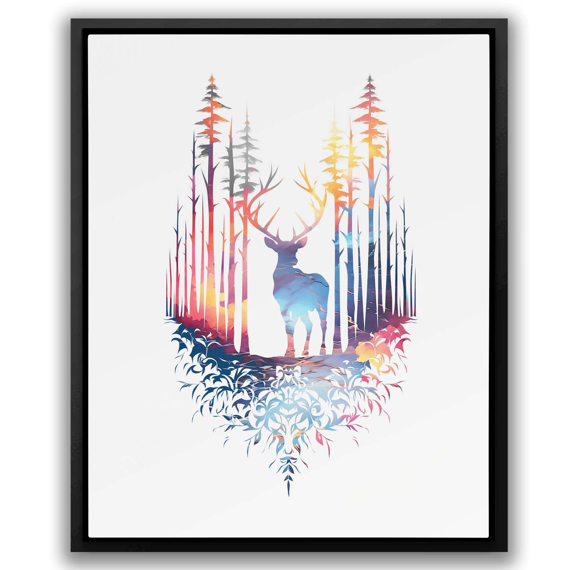 Colorful Deer - Animals Art