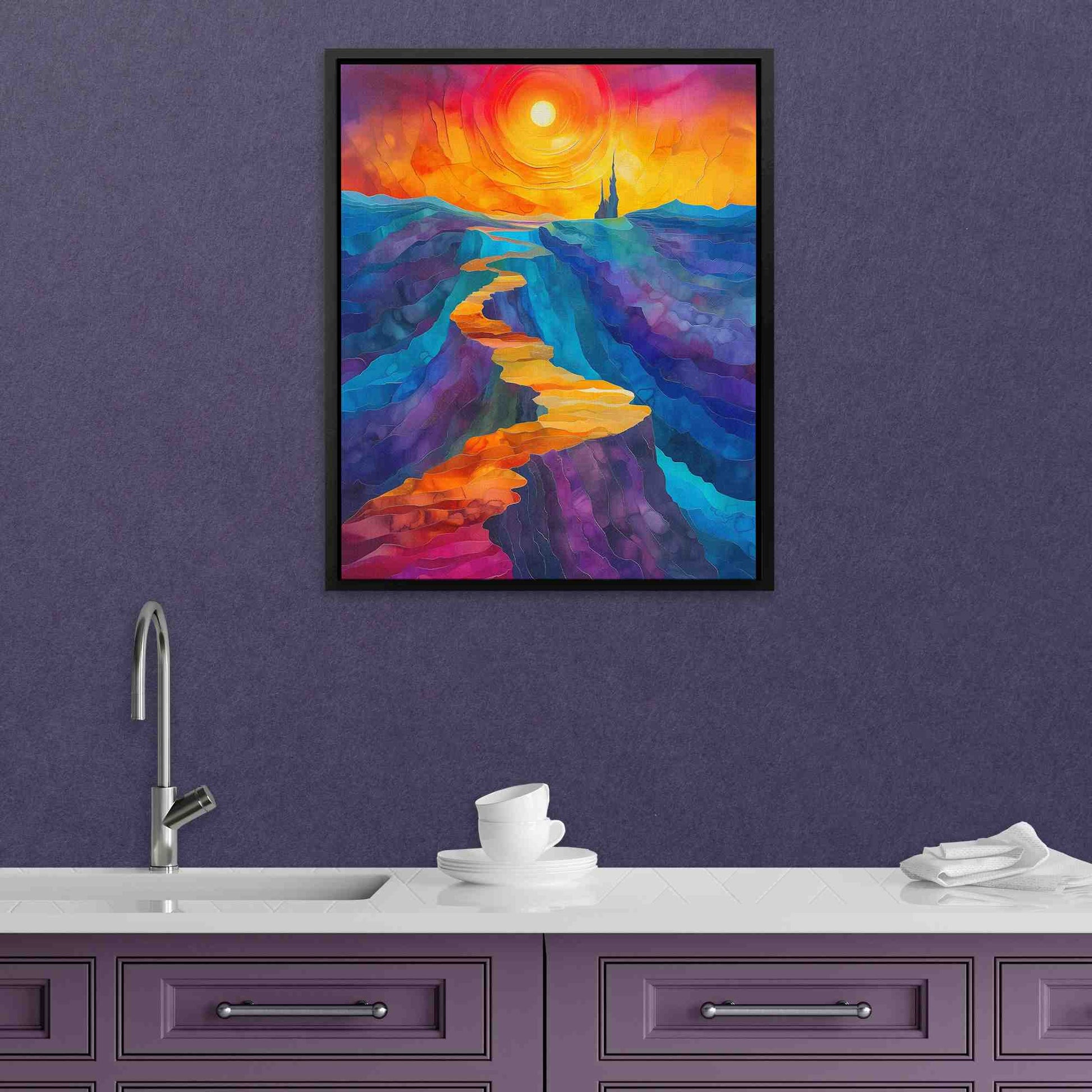 Colorful Harmony - Colorful Wall Art