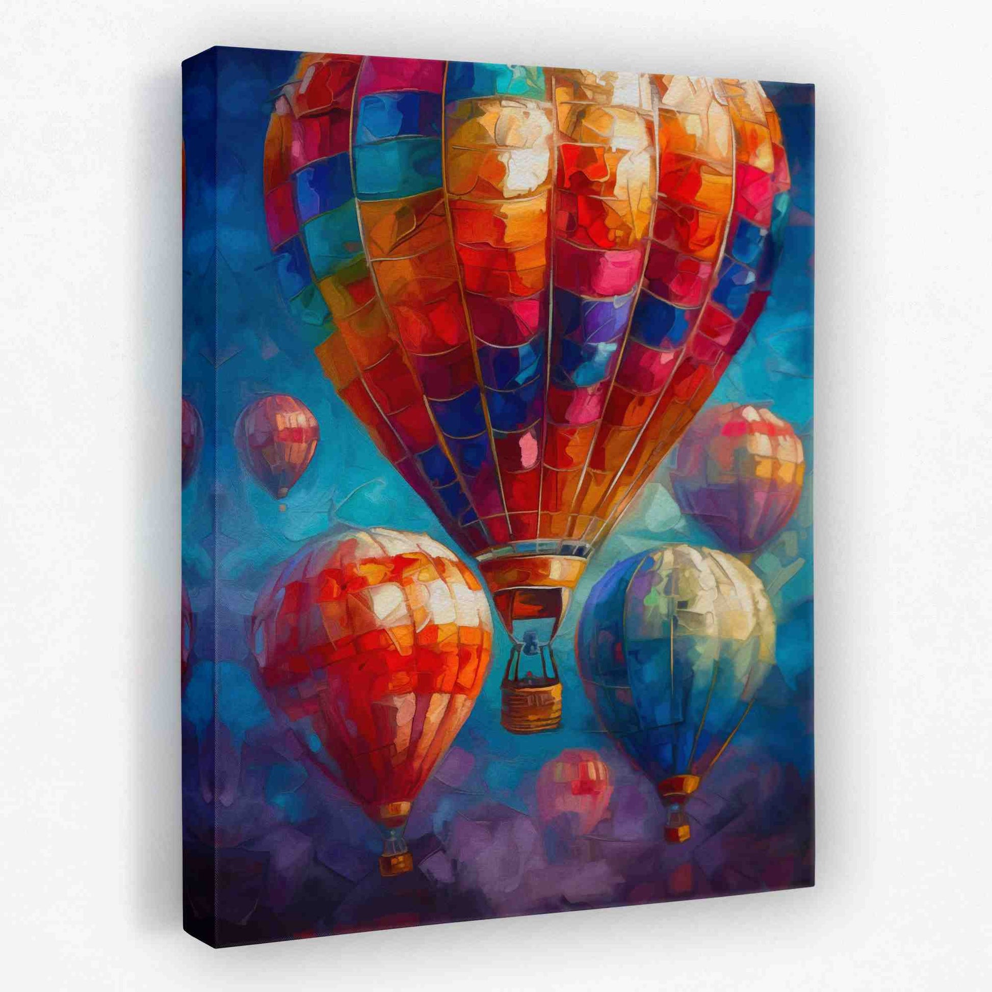 Colorful Heights - Clouds Canvas Wall Art