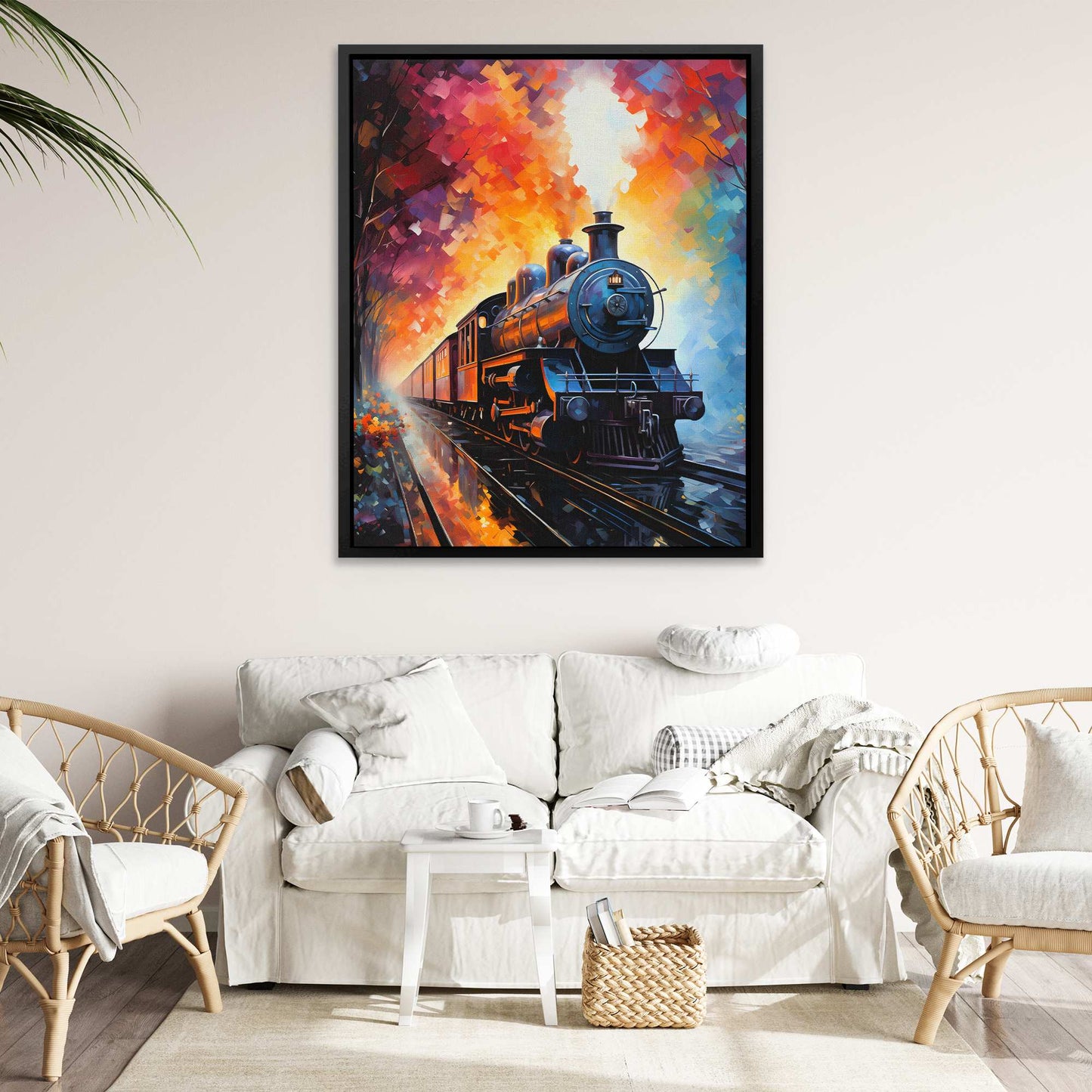Colorful Locomotion - Abstract Wall Art Print
