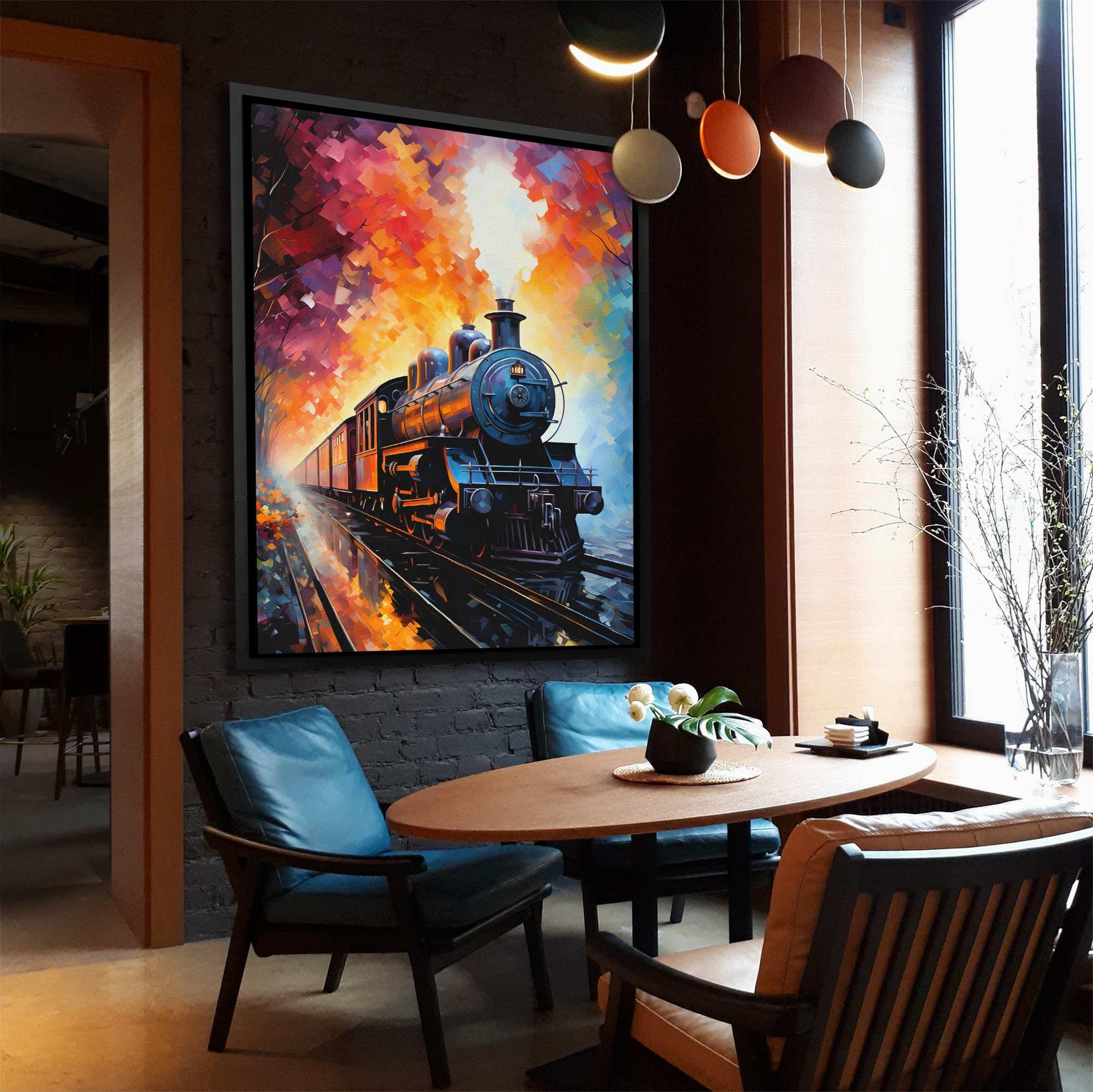 Colorful Locomotion - Locomotive Art