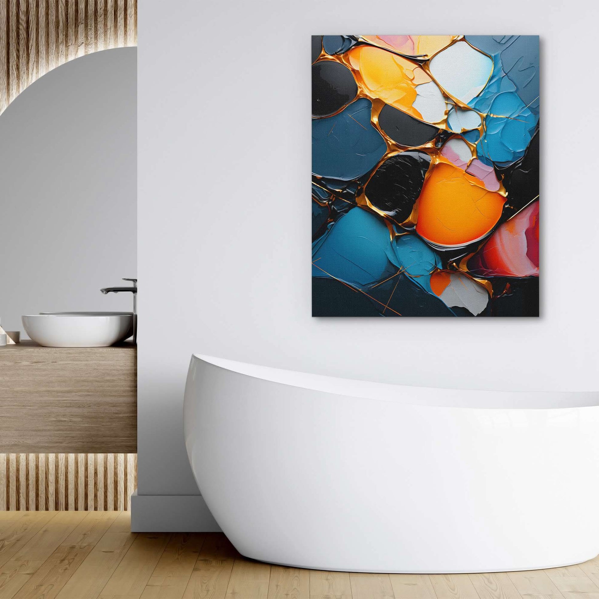 Colorful Patches - Colorful Wall Art