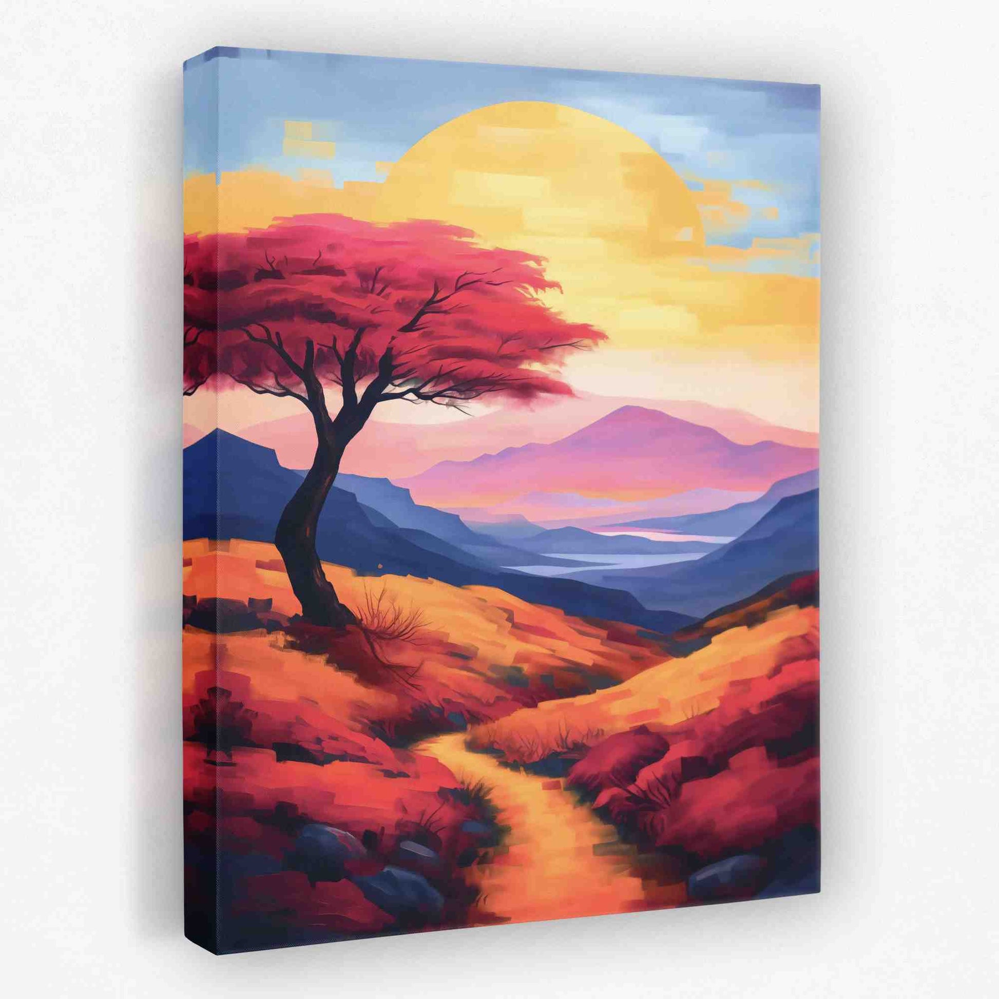 Colorful Prairie - Landscapes Canvas Wall Art
