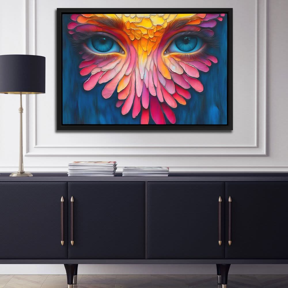 Colorful Soulful Eyes - Eye Art for Bedroom