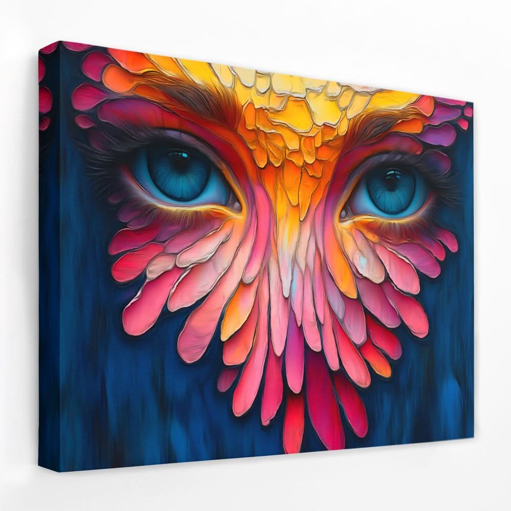 Colorful Soulful Eyes - Eye Canvas Wall Art