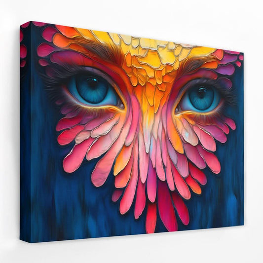 Colorful Soulful Eyes - Eye Canvas Wall Art