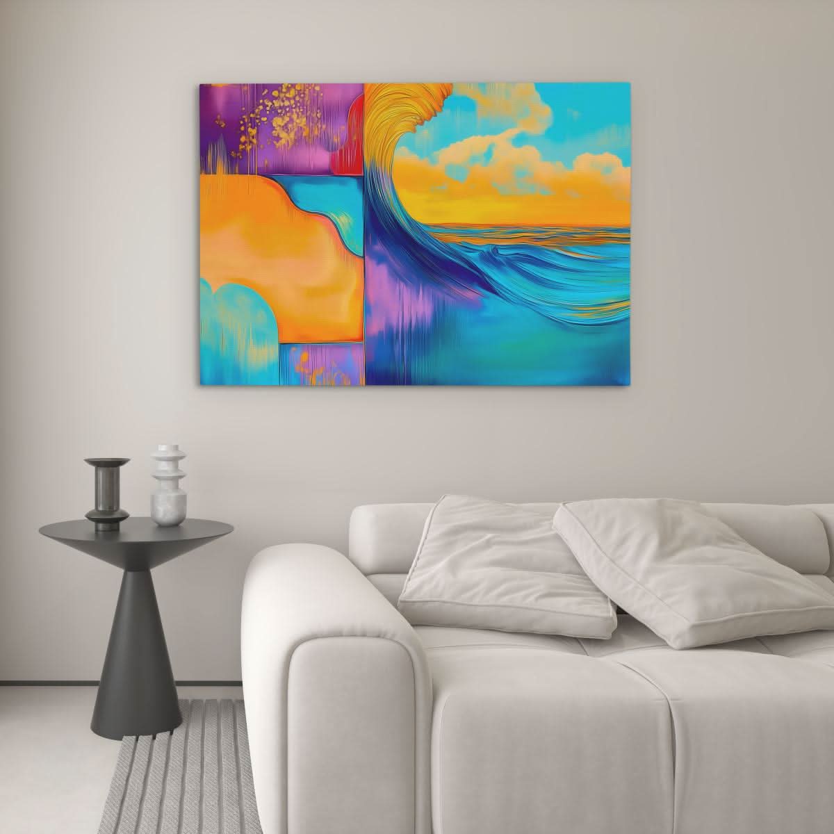 Complex Waveform - Large Abstract Canvas Print