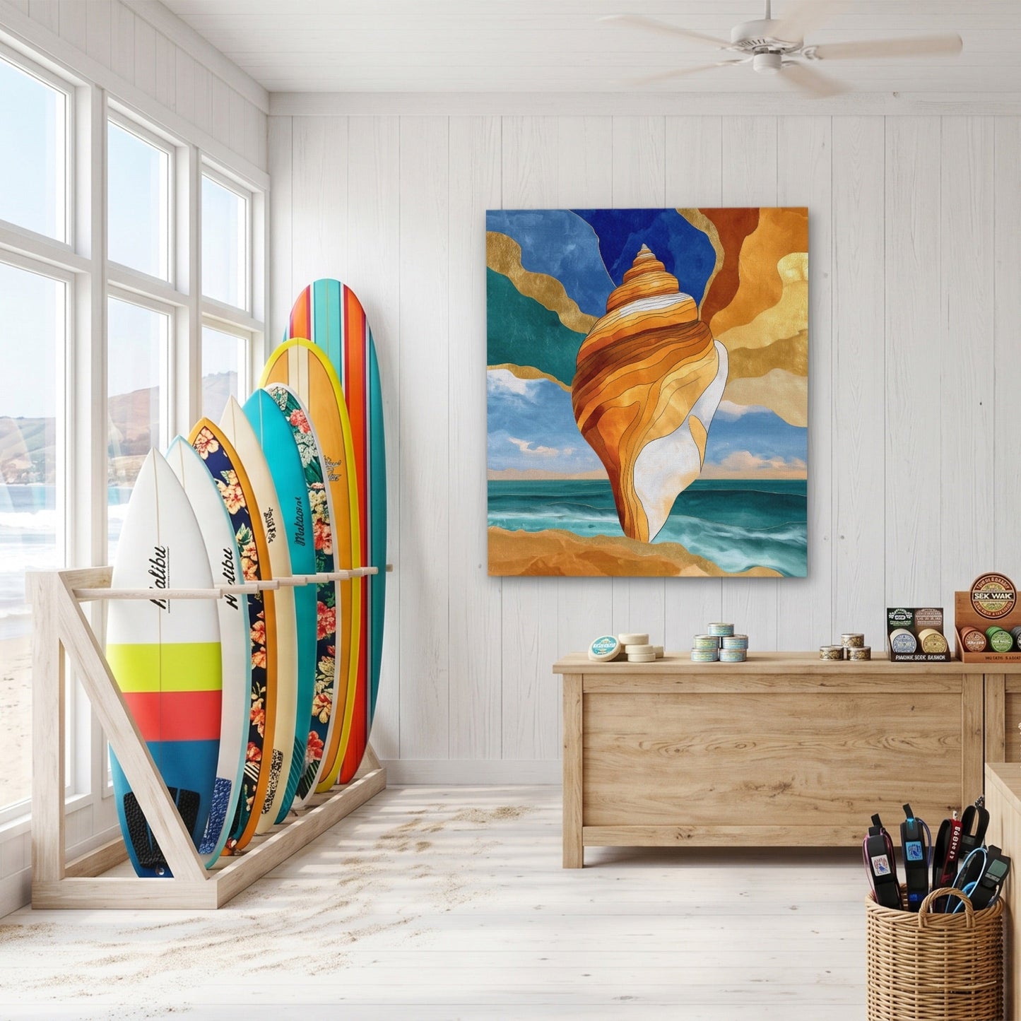 Conch Shell Rising