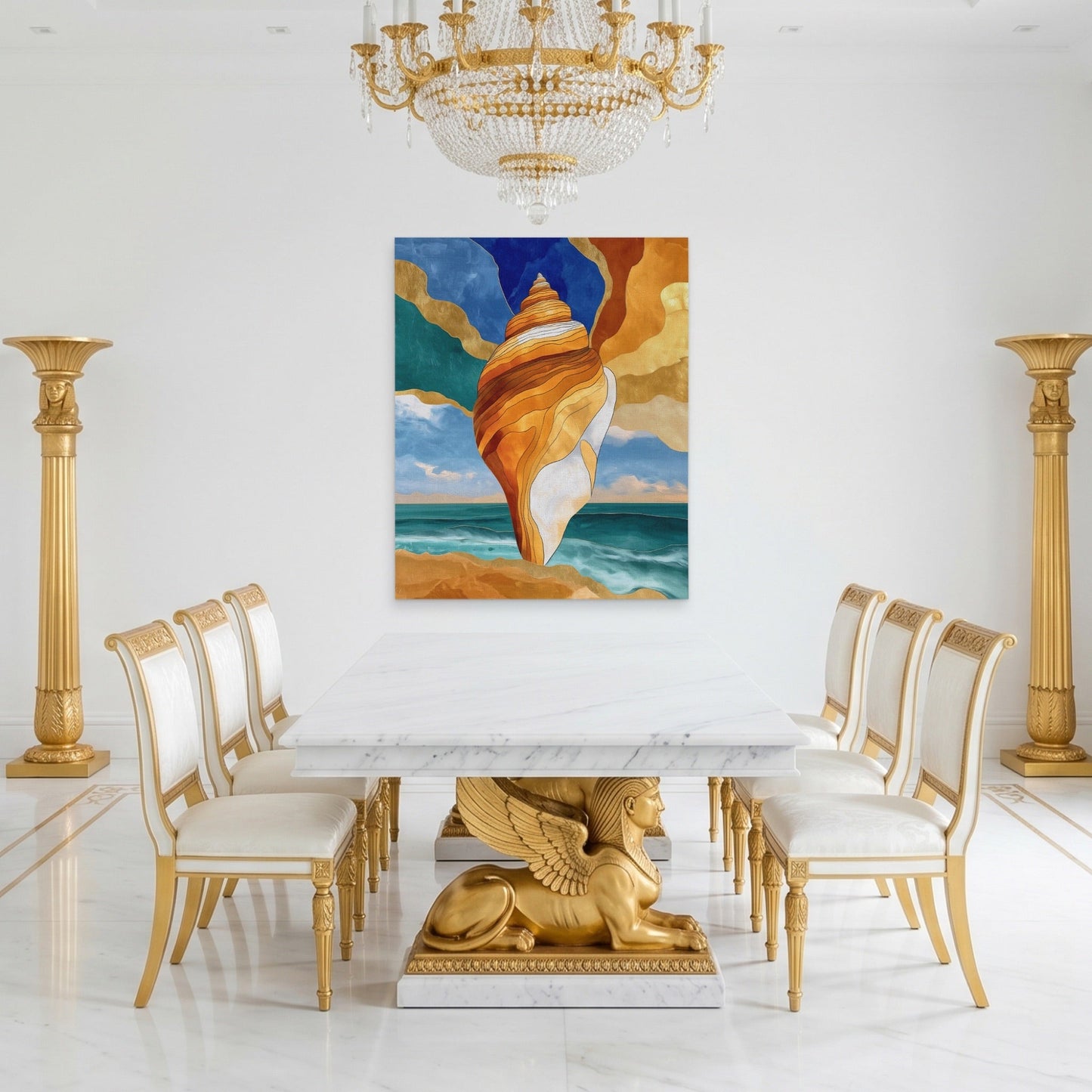 Conch Shell Rising