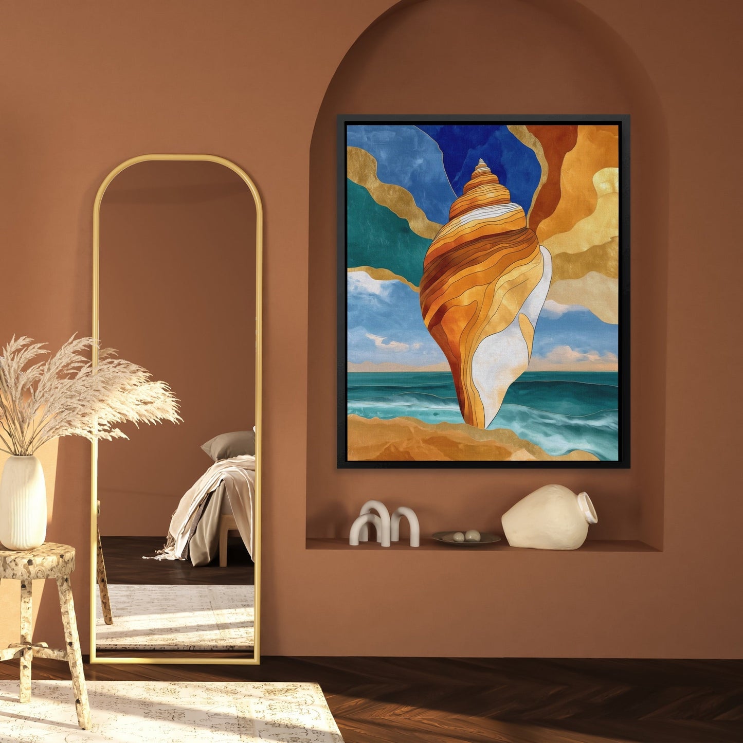 Conch Shell Rising