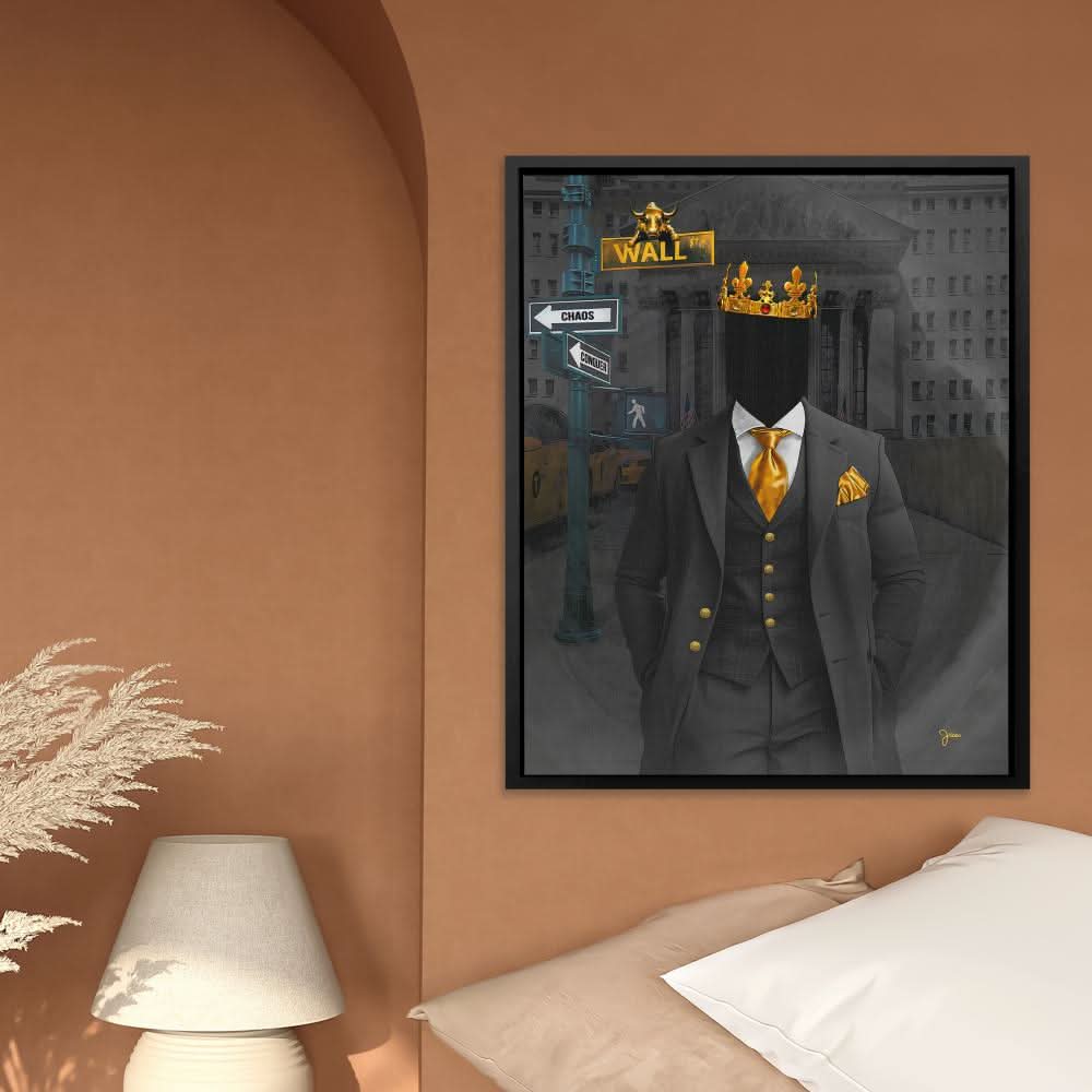 Conquer Wall Street - America Art for Bar and Lounge