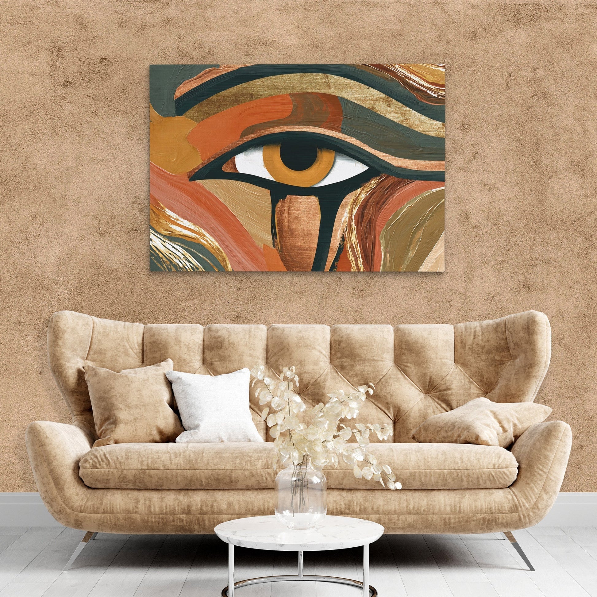 Copper Eye Awakening - Luxury Wall Art