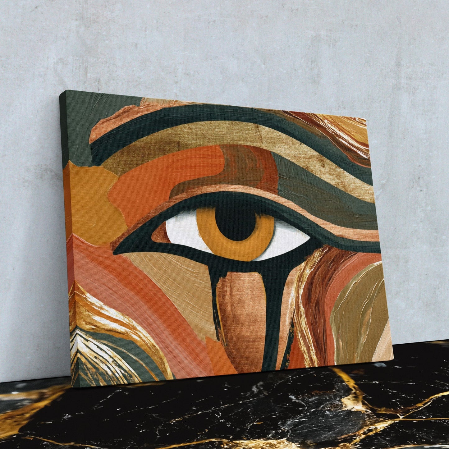 Copper Eye Awakening - Luxury Wall Art