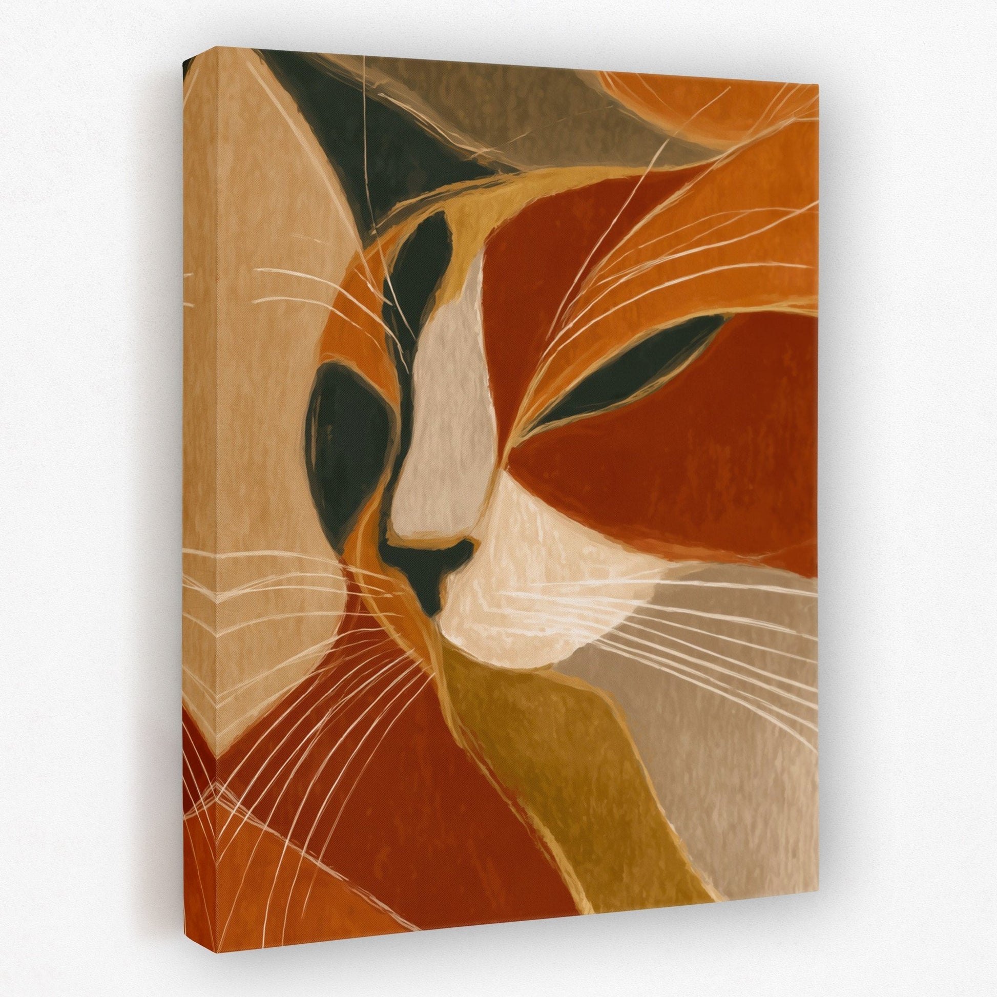 Copper Feline Oracle - Luxury Wall Art