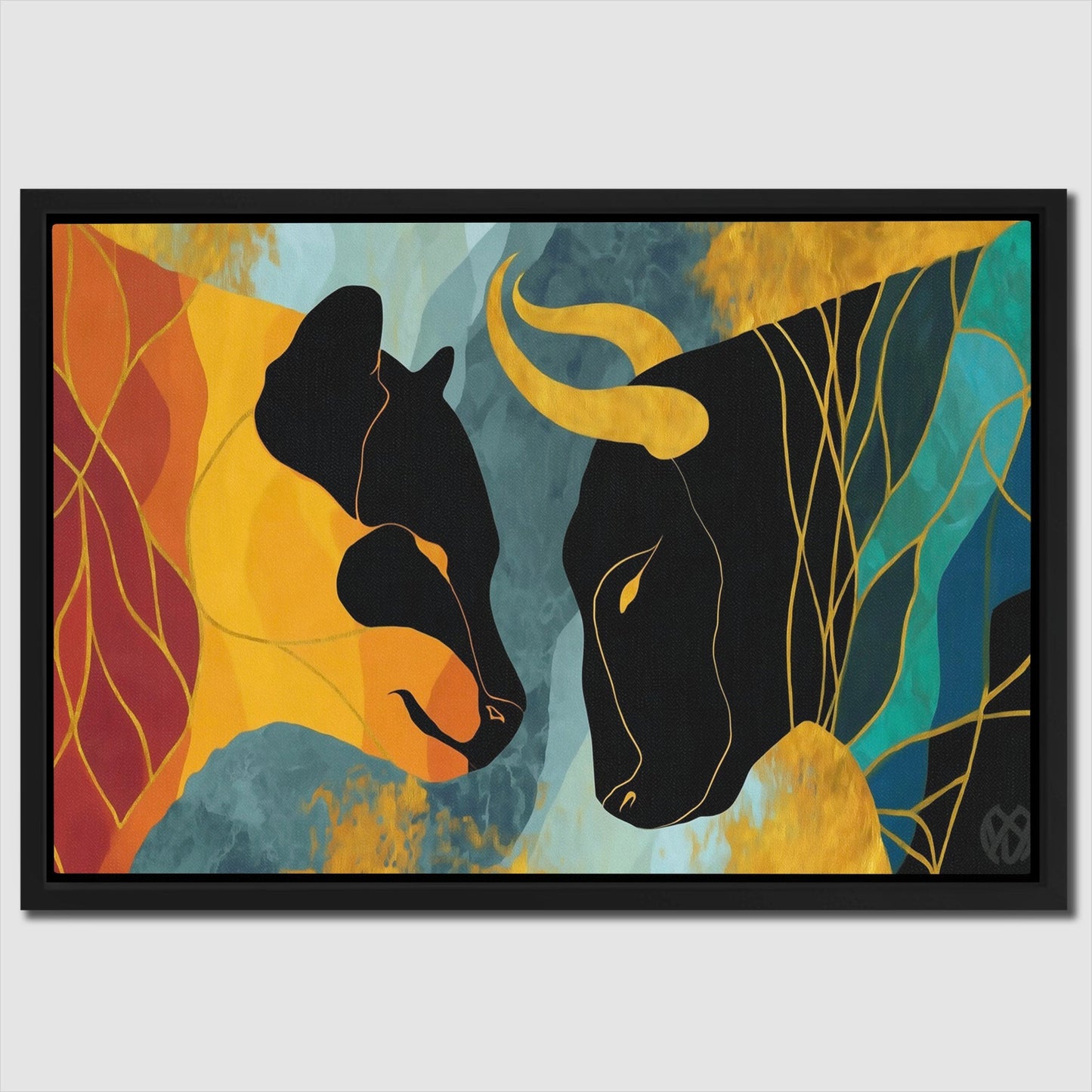 Copper Rivals - Luxury Wall Art