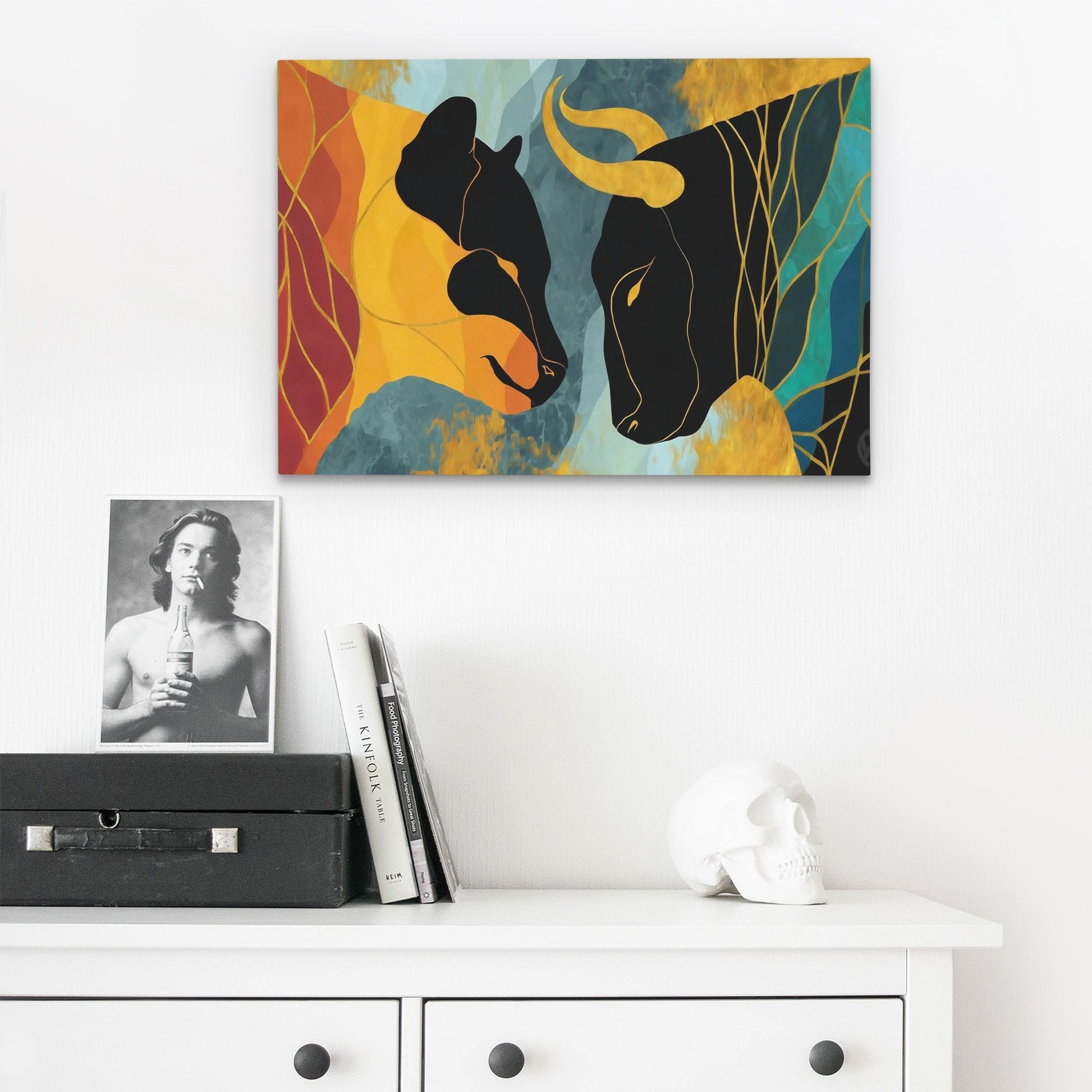 Copper Rivals - Luxury Wall Art