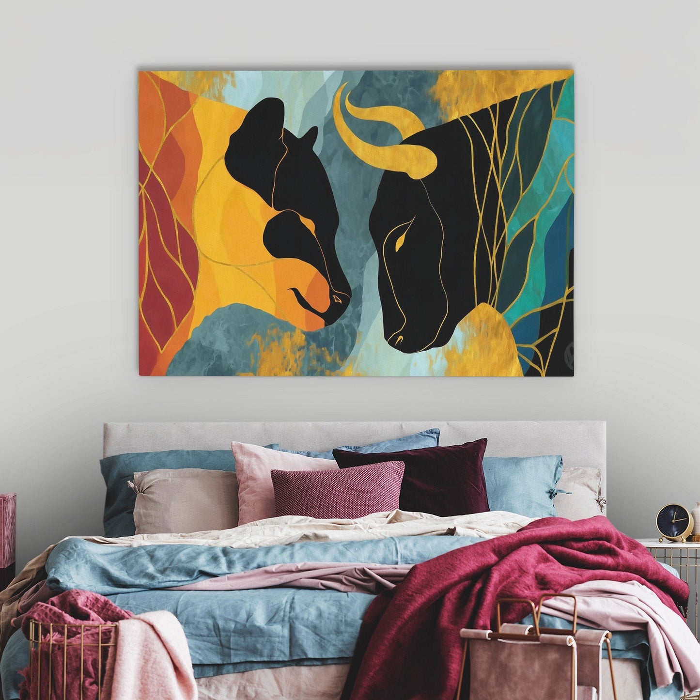 Copper Rivals - Luxury Wall Art