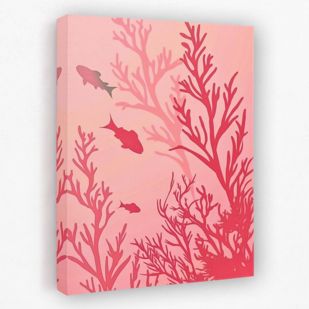 Coral Reef Life - Aquatic Canvas Wall Art