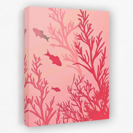 Coral Reef Life - Aquatic Canvas Wall Art