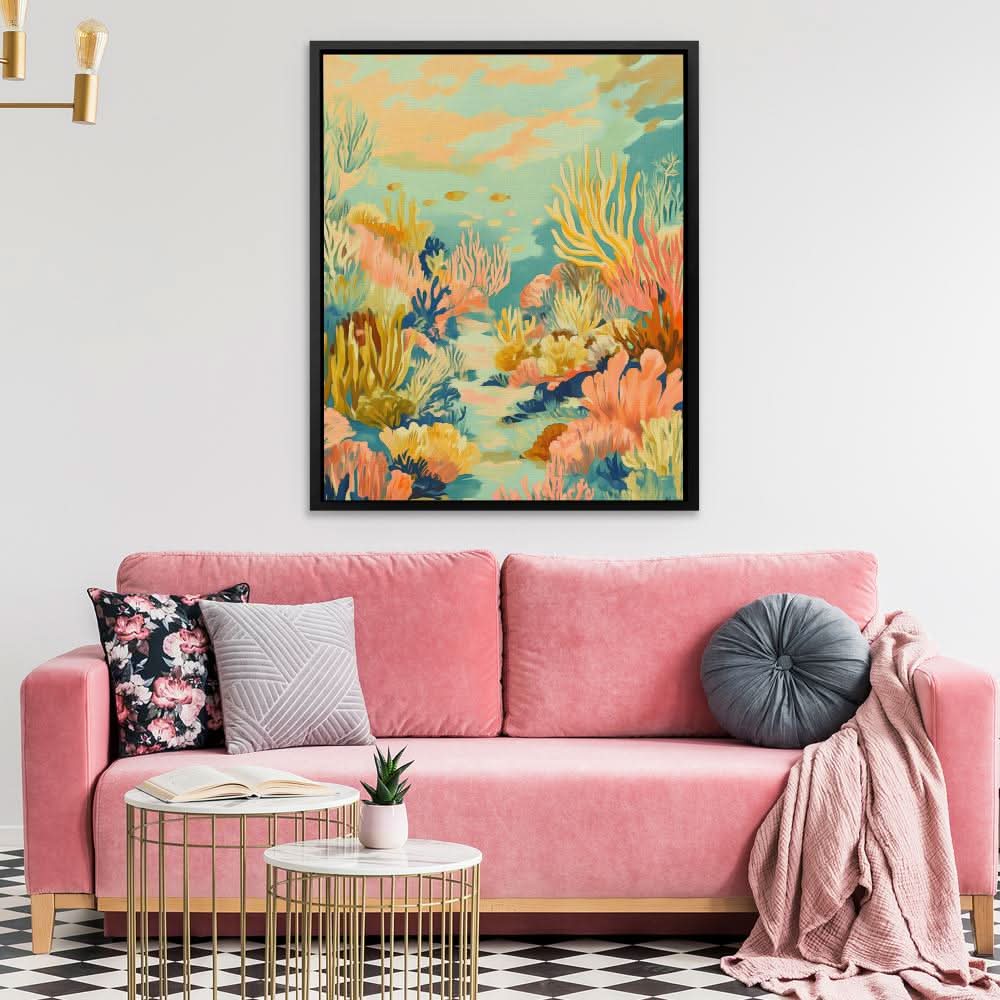 Coral Reef Sanctuary - Large Canvas Print