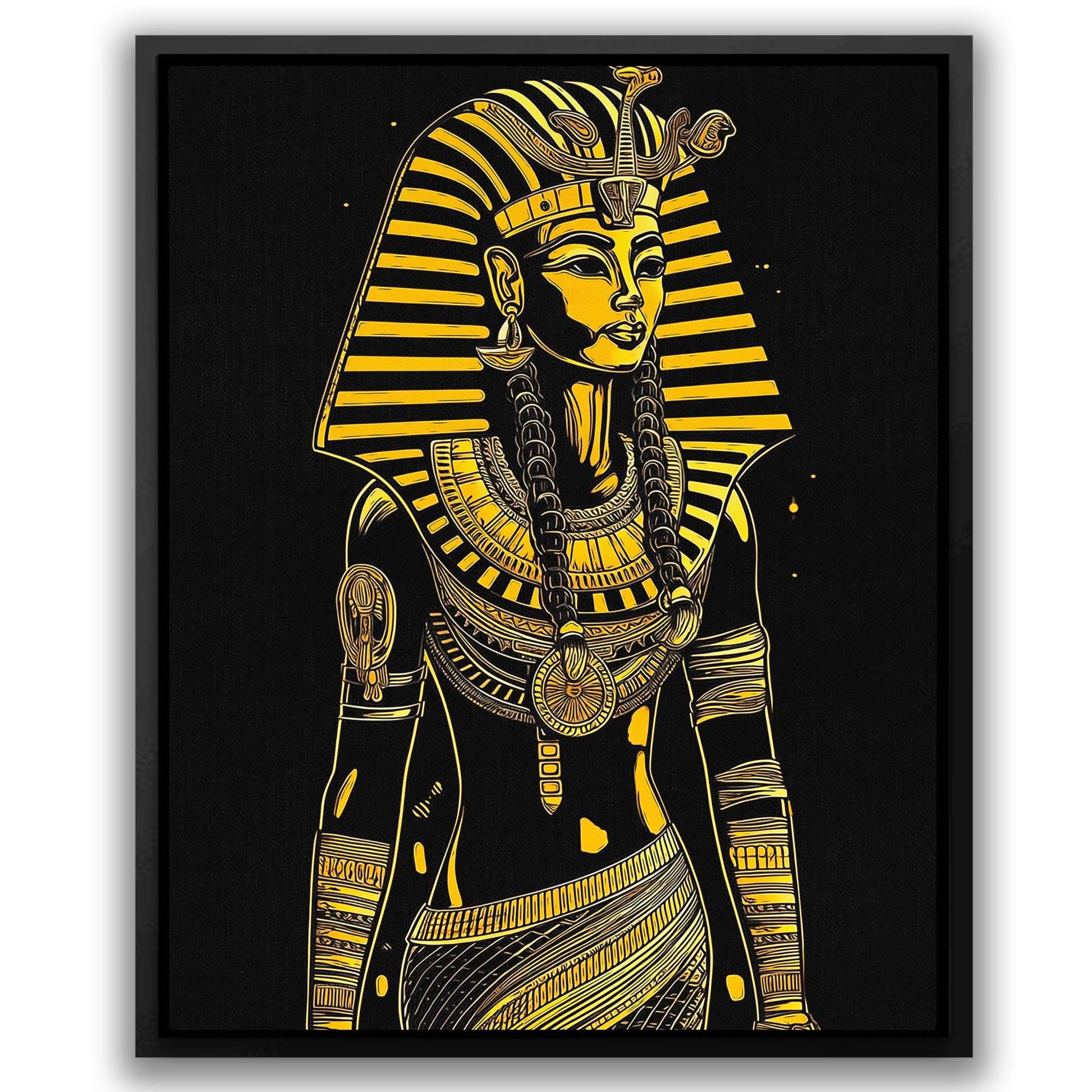 Coronation of a Queen - Black Canvas Wall Art