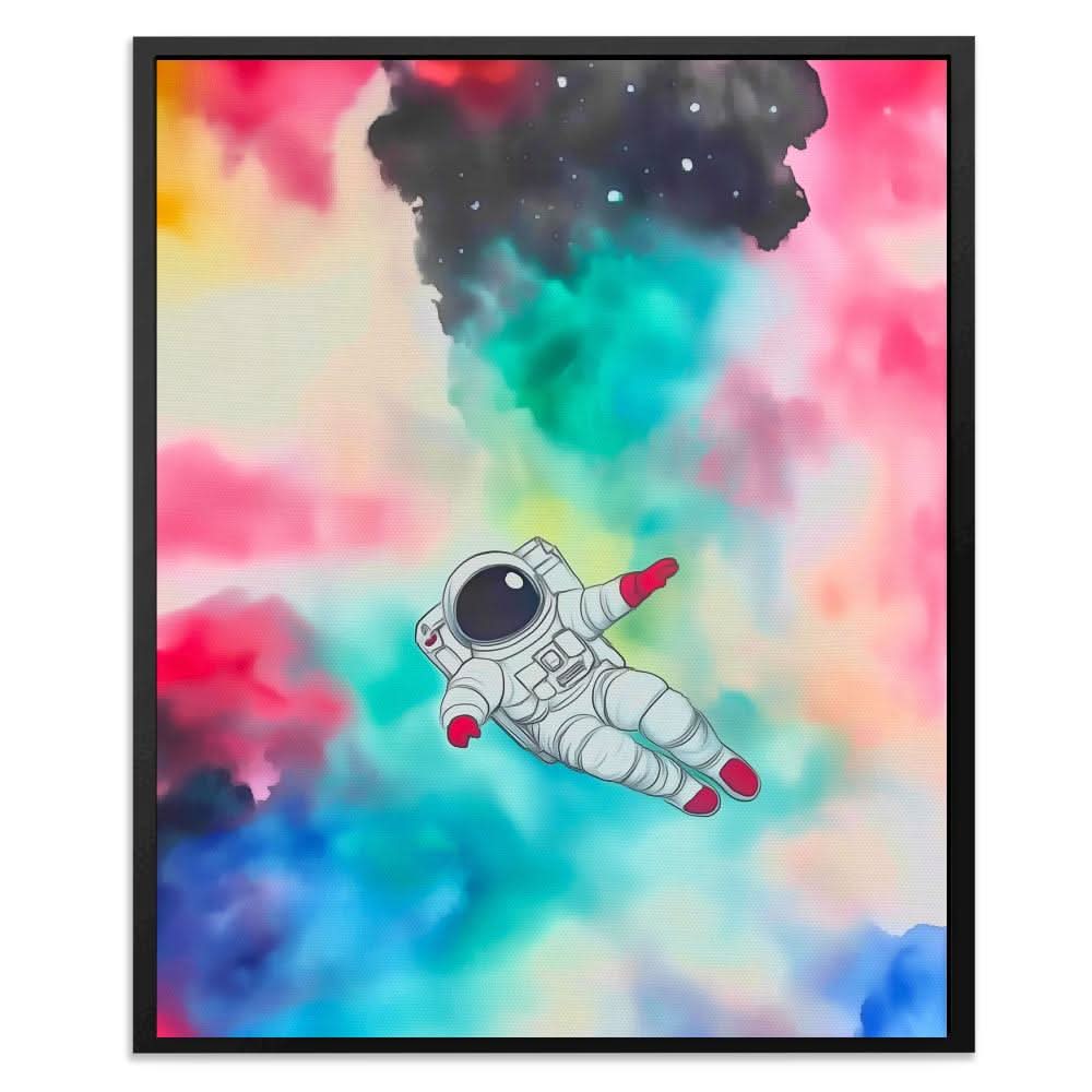 Cosmic Astronaut Drift - Space Art for Dorm Room